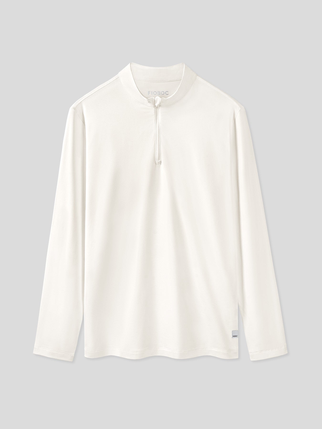 Velou Half Zip Long Sleeve Tee