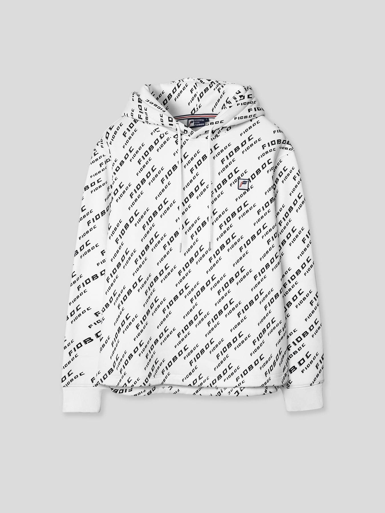 All-Over Logo Printed Hoodie