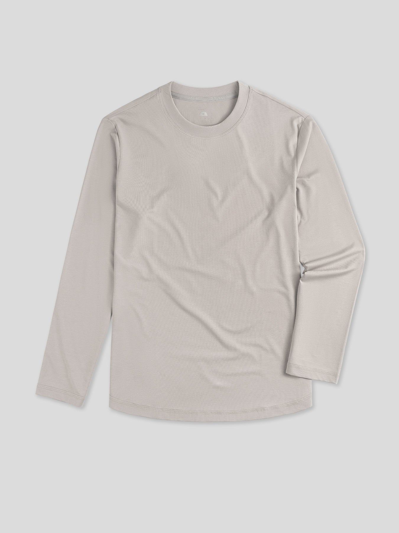 StaySmooth Long Sleeve Curve Hem Tee:Classic Fit