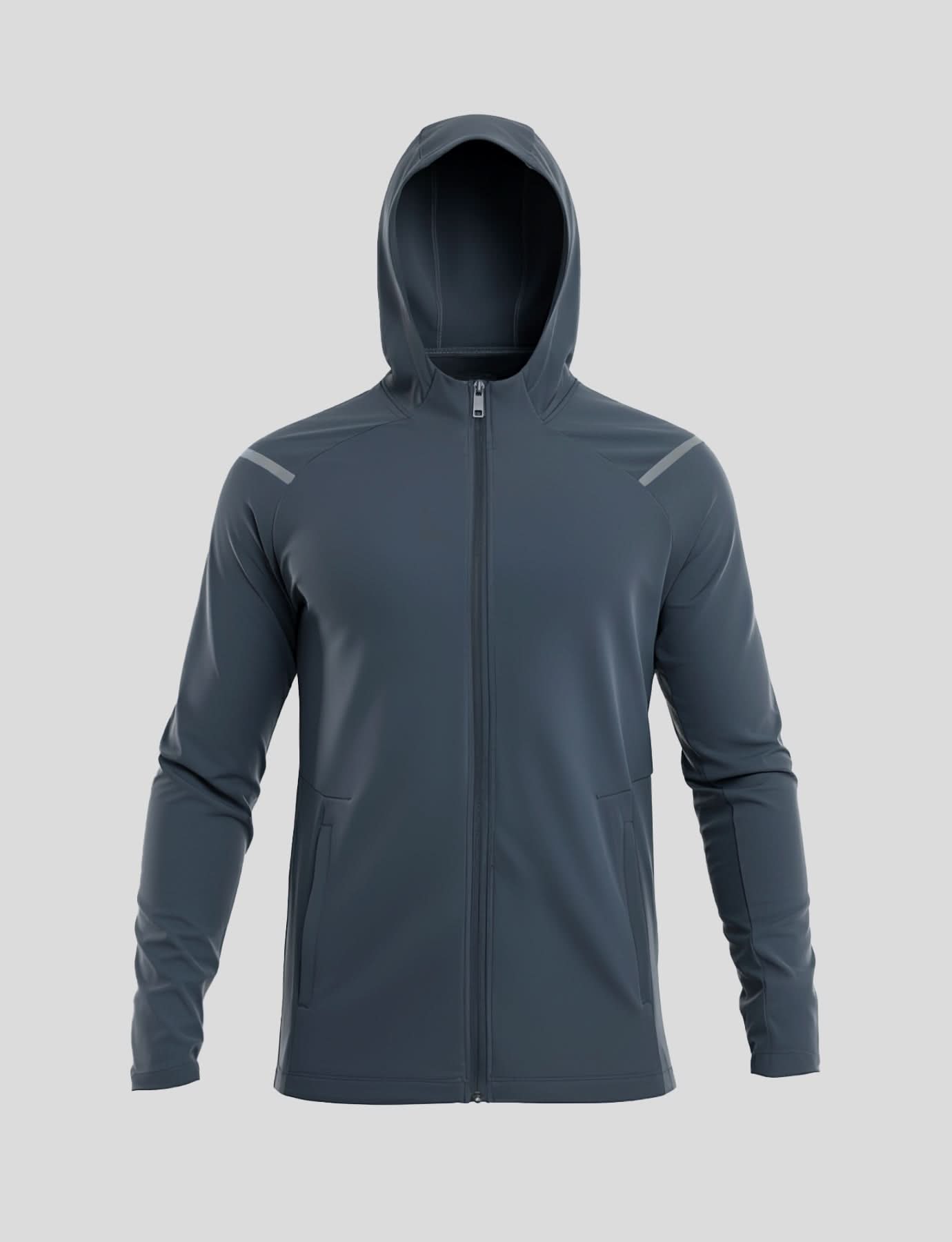 SmoothBlend Quick Dry Sports Fitness Hooded Jacket