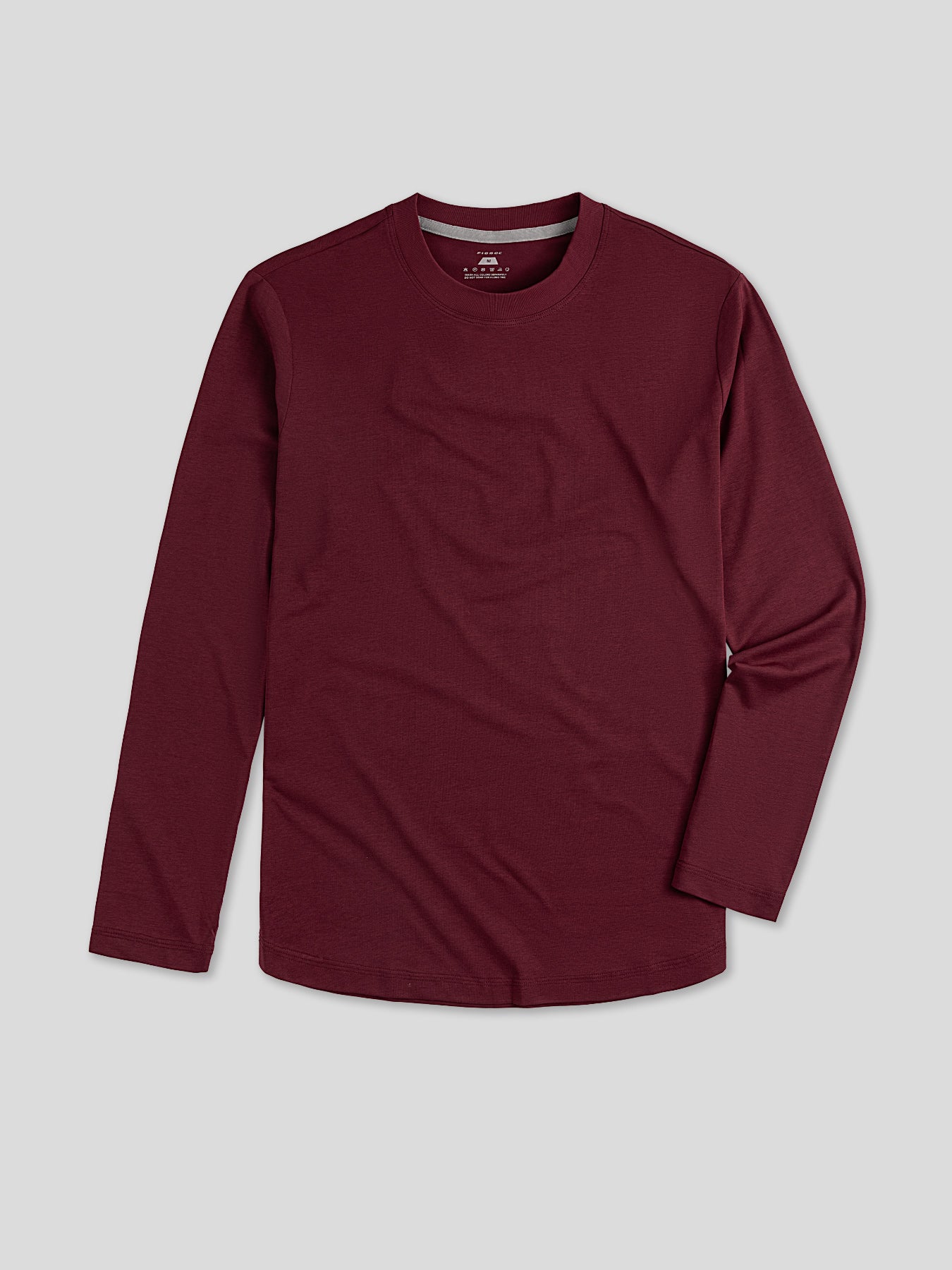 StaySmooth Long Sleeve Curve Hem Tee:Classic Fit