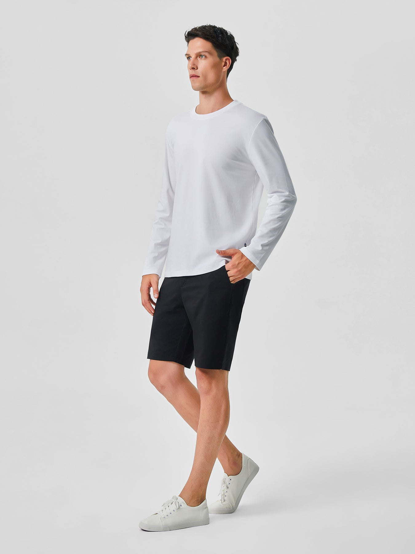 CloudWear Long Sleeve Straight Hem Tee