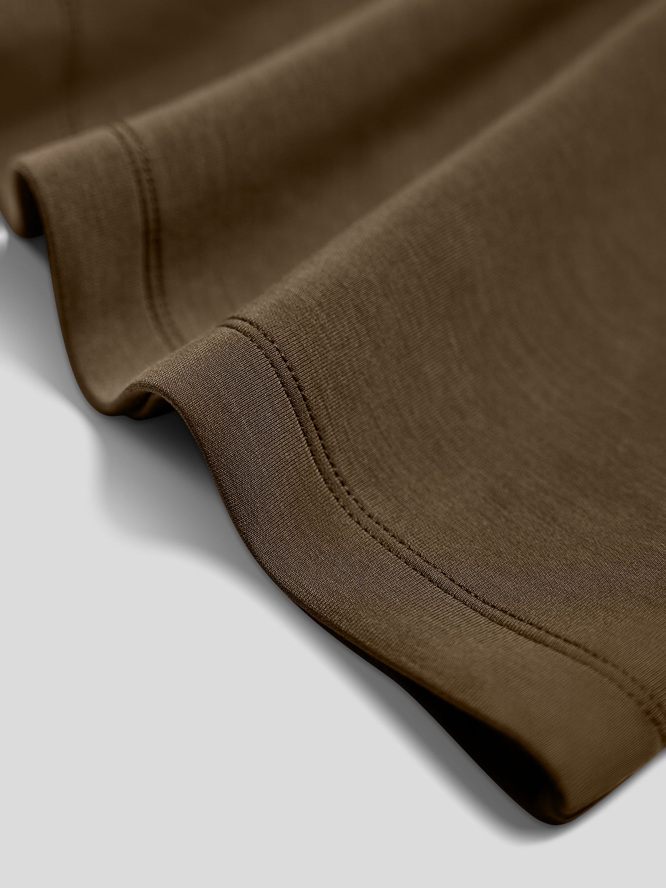 Modal Blend Elbow Patch Long Sleeve Tee:Slim Fit