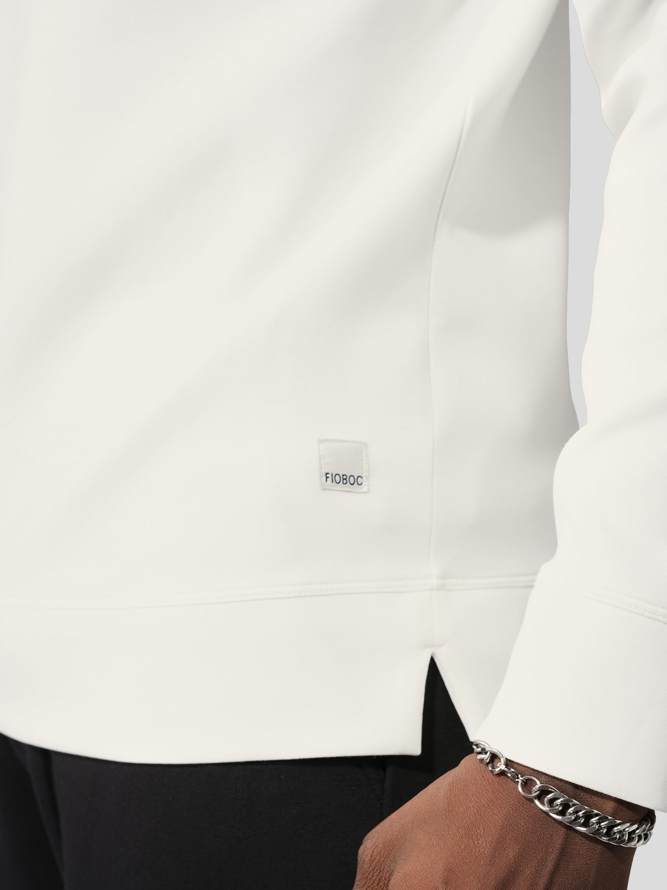 Modal Blend Crew Neck Sweatshirt
