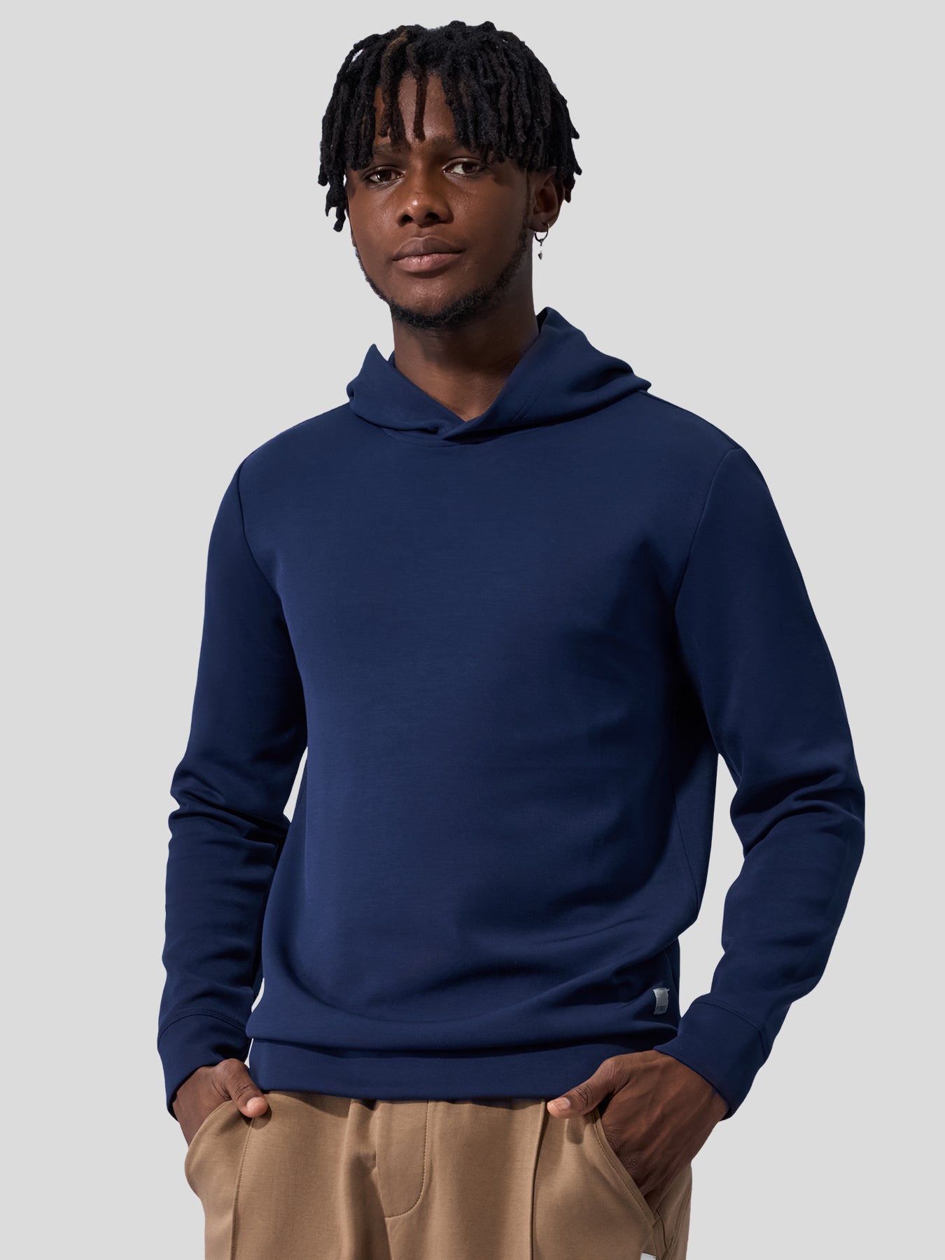 Modal Blend Long Sleeve Hoodie