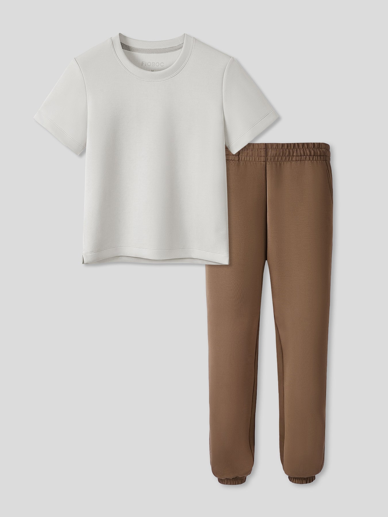 Women Modal Blend Baby Tee And Jogger Set