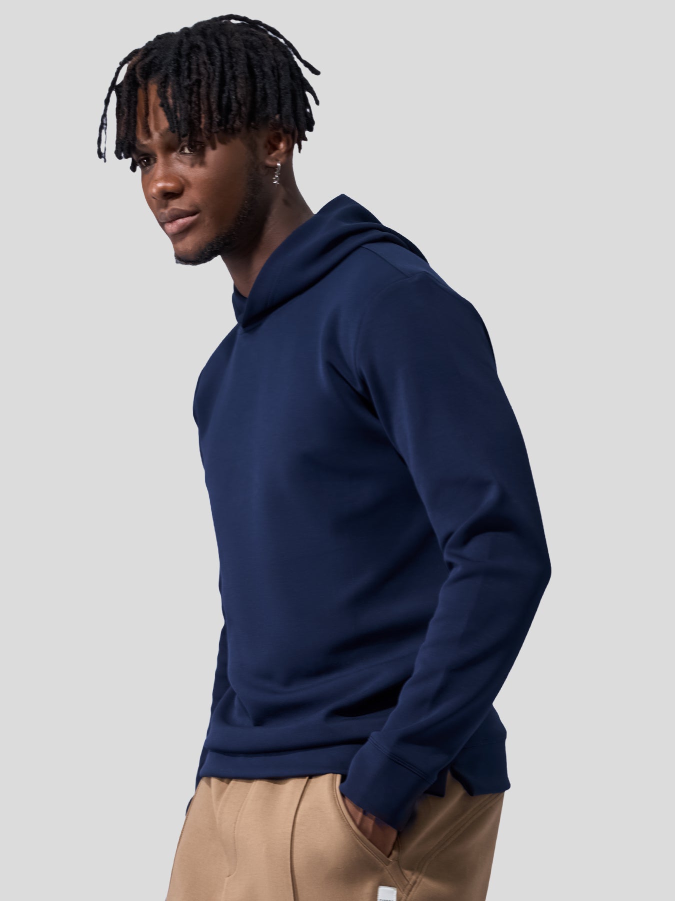 Modal Blend Long Sleeve Hoodie