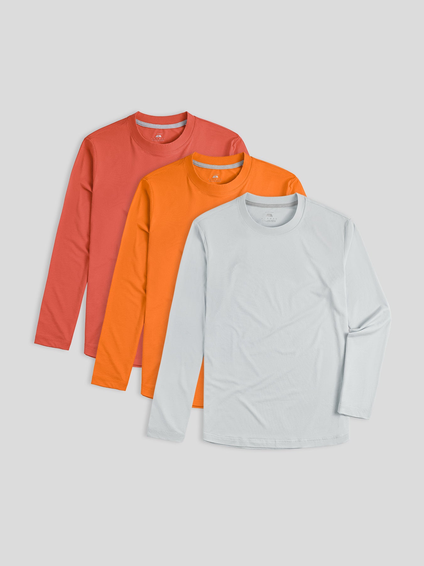 Staysmooth Long Sleeve Tee 2024 New Multicolor 3-Pack: Classic Fit
