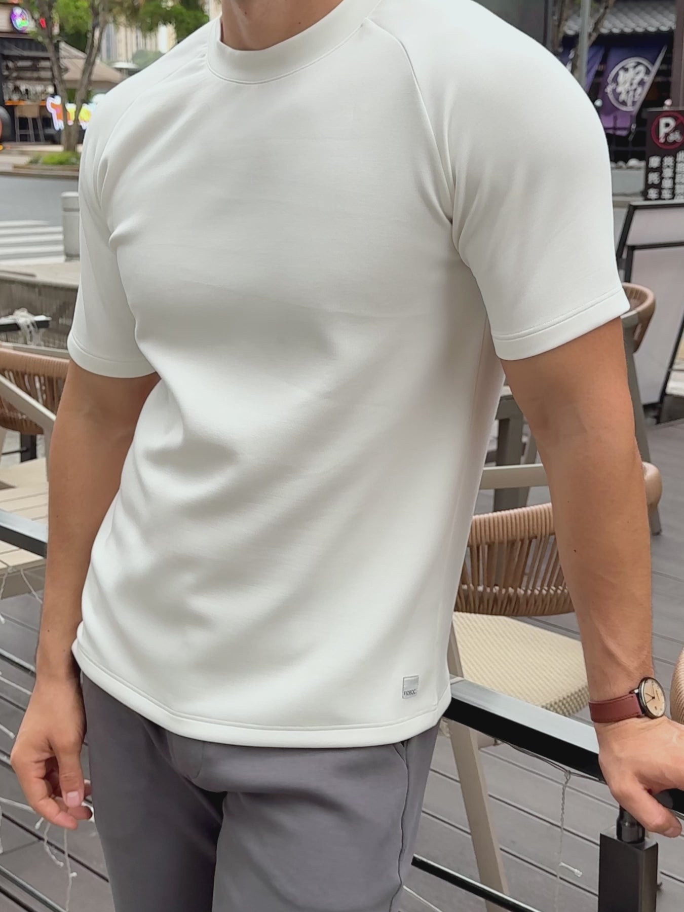 Modal Blend Short Sleeve Raglan Tee