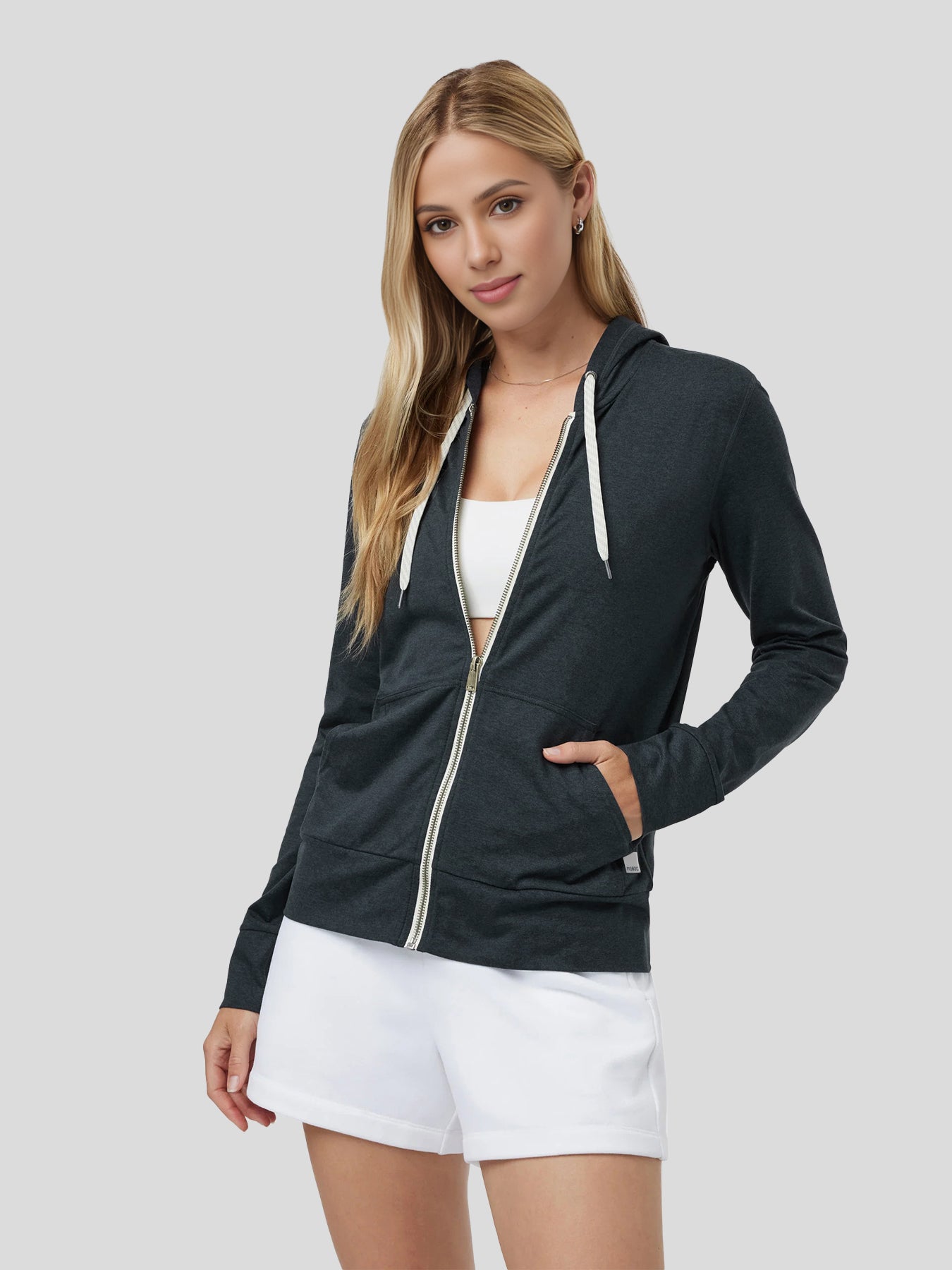 Women Velou Tank, Full Zip Hoodie & Wide Leg Pant 3-piece Set
