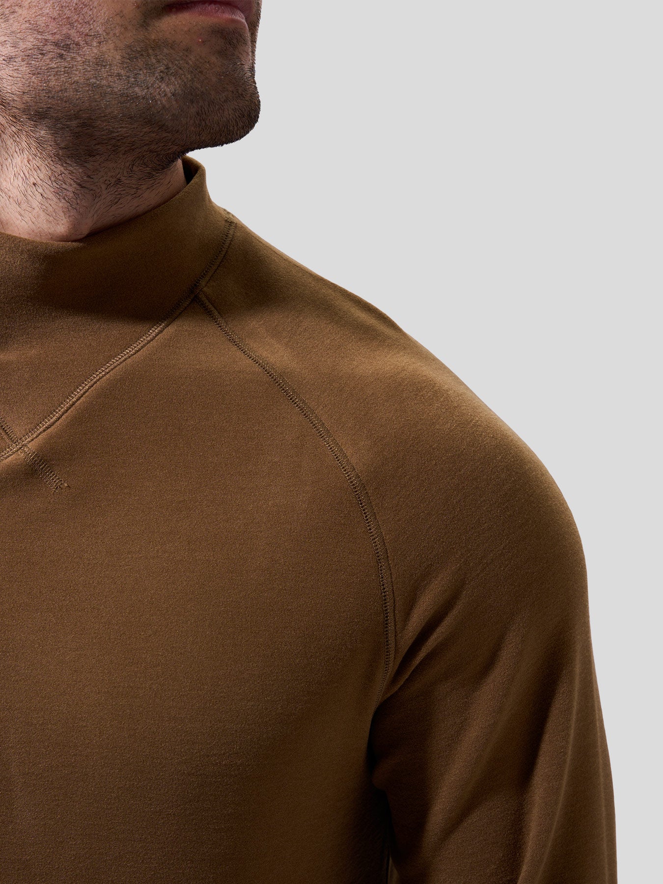 Thermo Fleece Mock Neck Sweatshirt