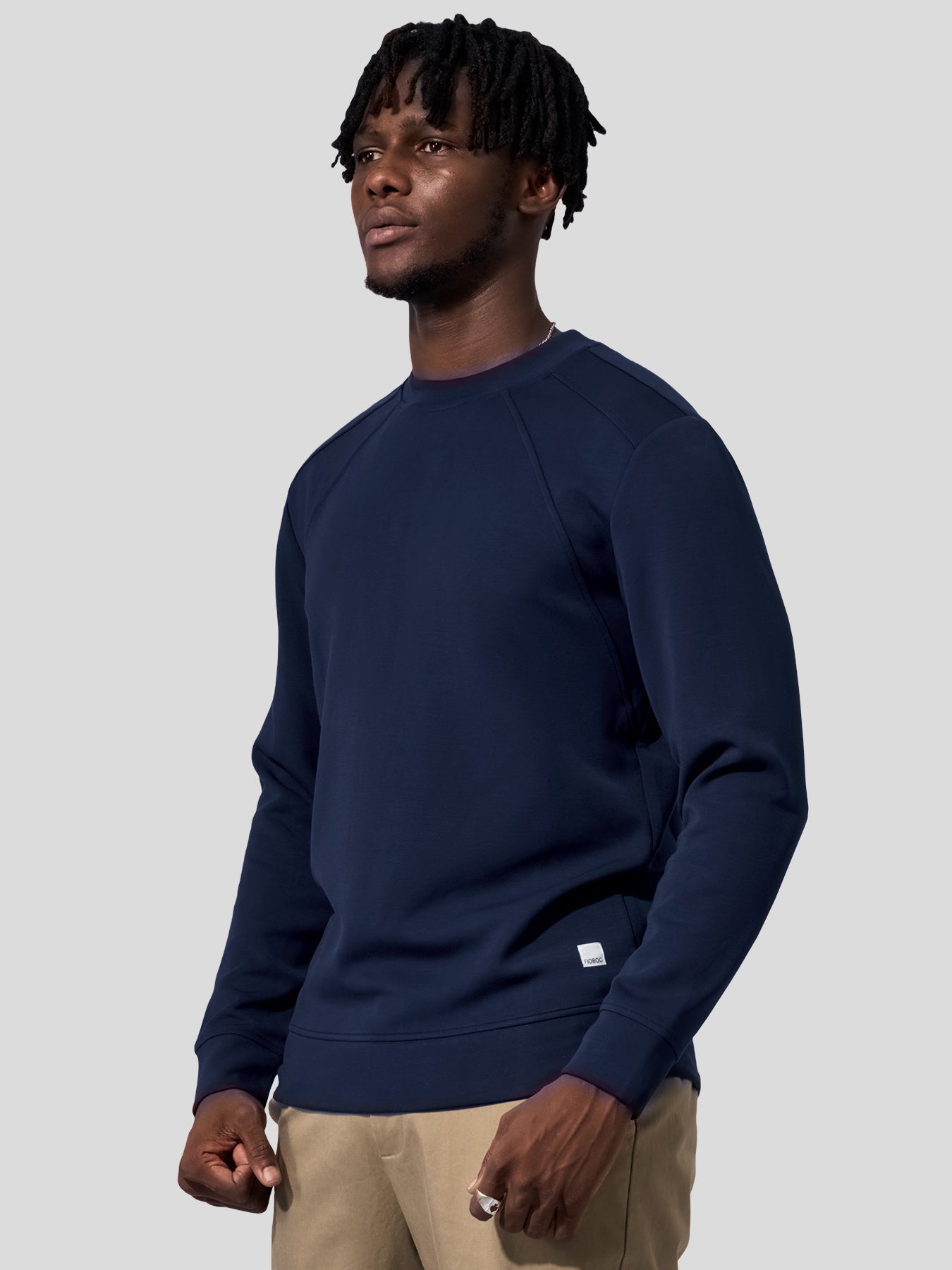 Modal Blend Fall Panel Sweatshirt Wrinkle Resistant Daily Wear
