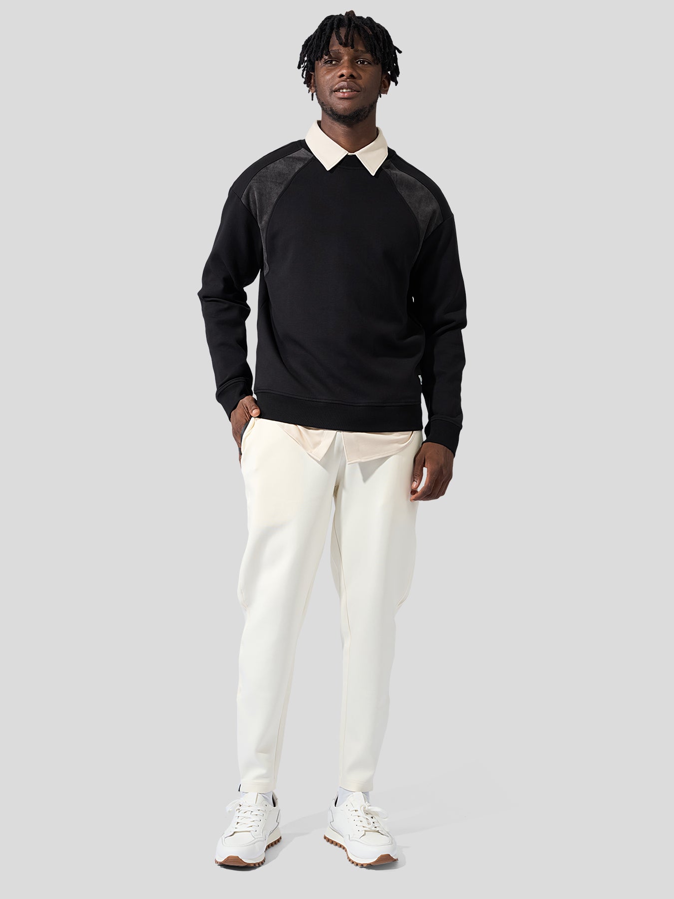 CozySpacer SuedePatch Sweatshirt