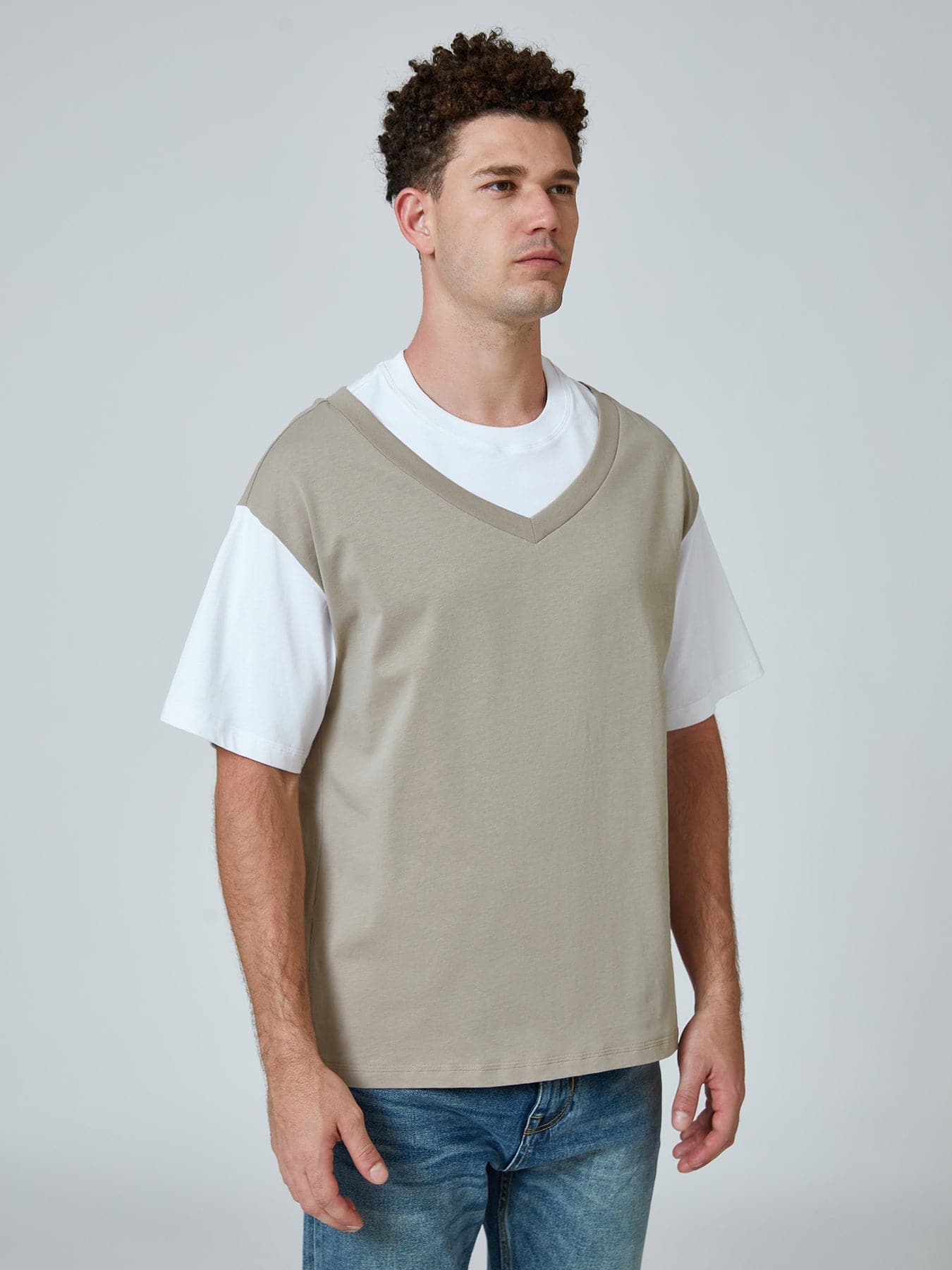 Double Layered Oversized Tee