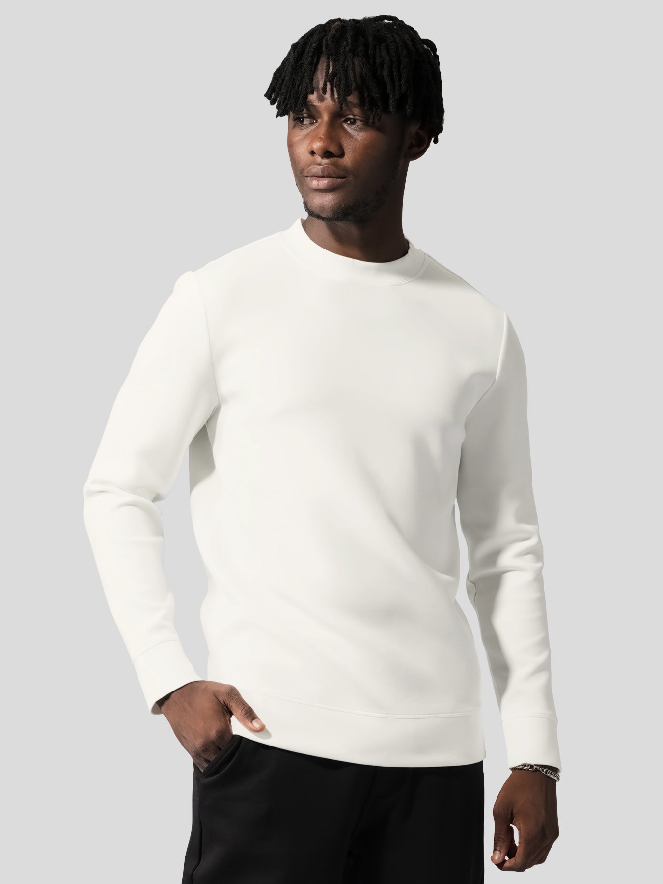 Modal Blend Crew Neck Sweatshirt