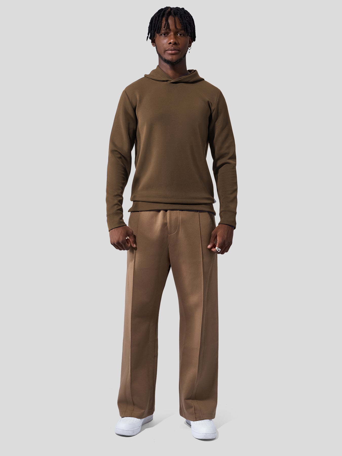 Modal Blend Long Sleeve Hoodie