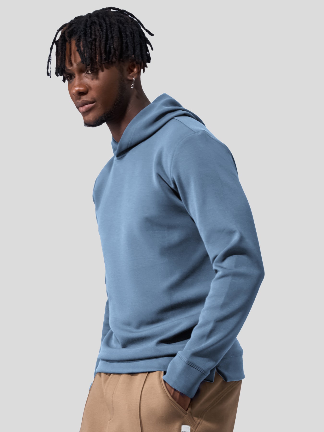 Modal Blend Long Sleeve Hoodie