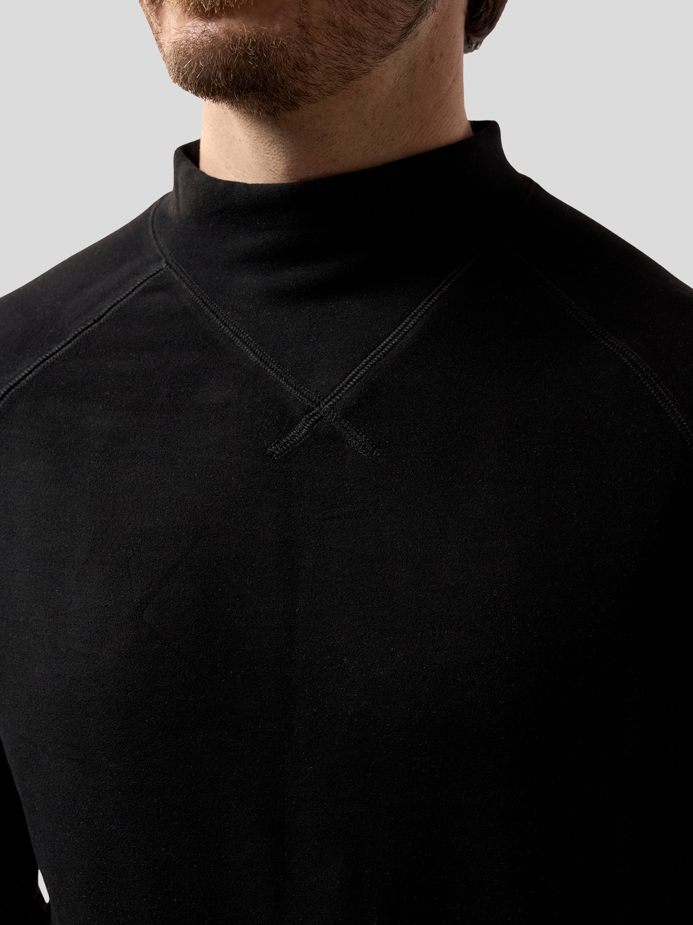 Thermo Fleece Mock Neck Sweatshirt