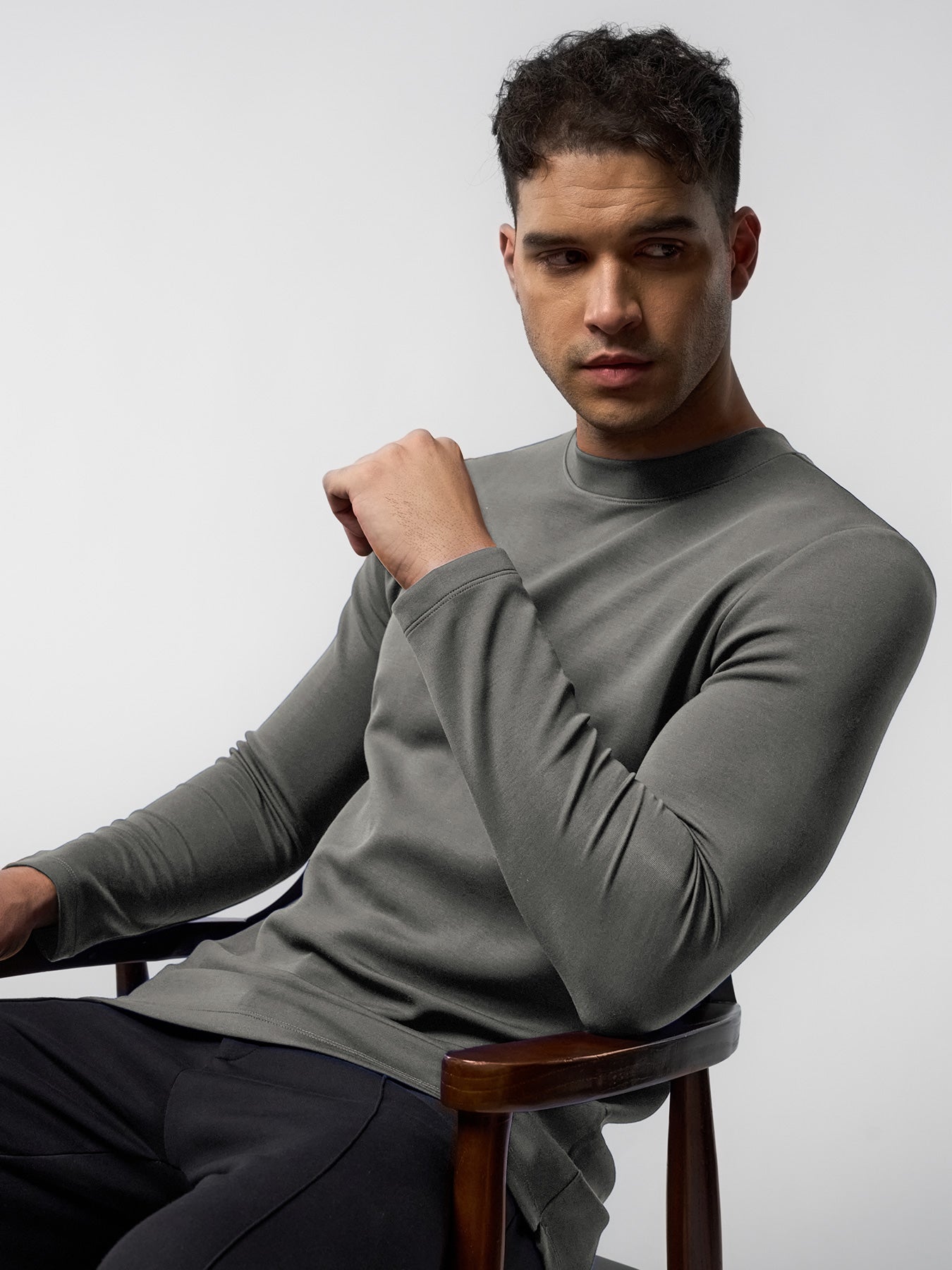 Modal Blend Long Sleeve Tee