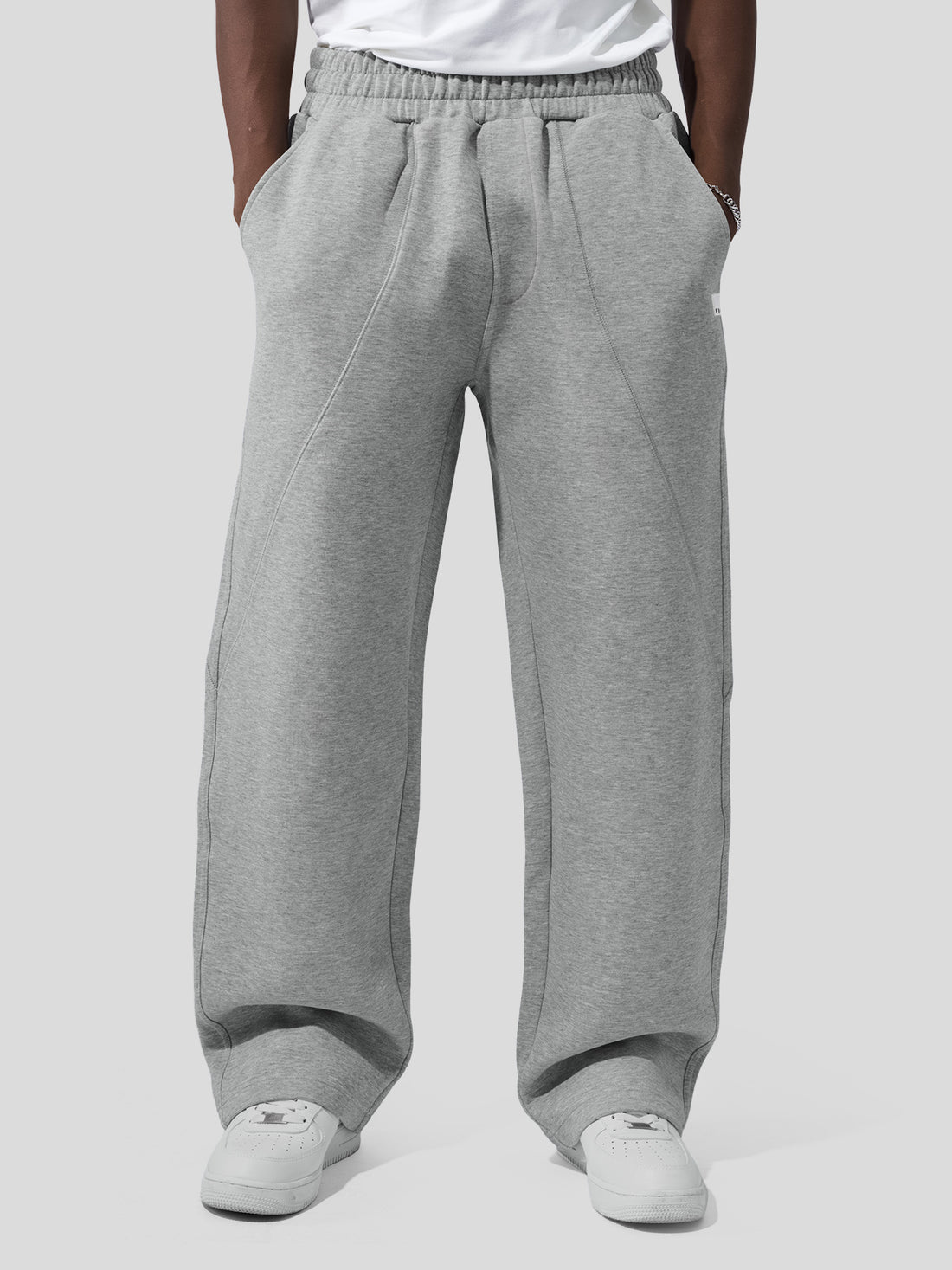 CozySpacer Fall Drawstring Wide Leg Pants Curved Design