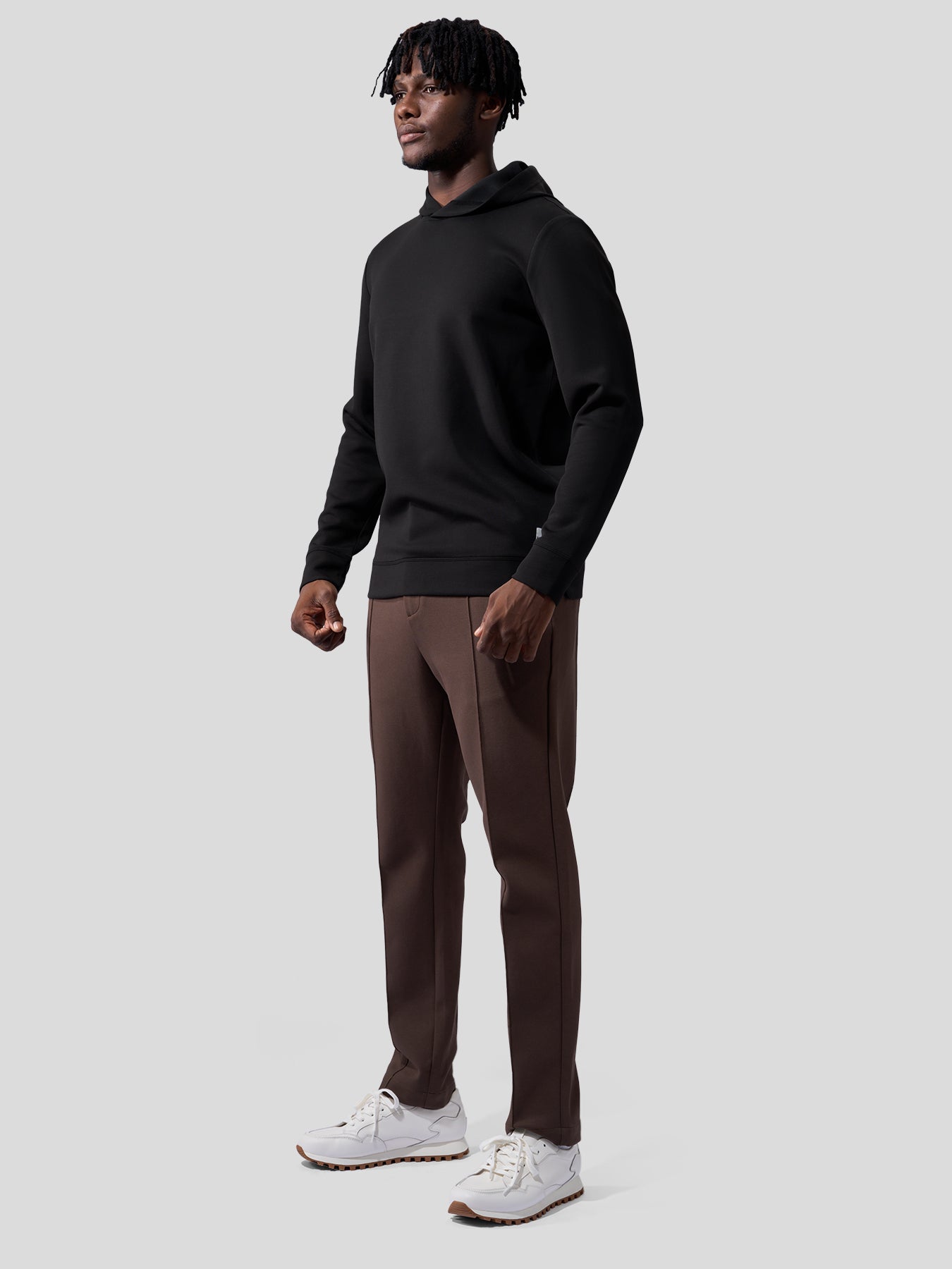 Modal Blend Long Sleeve Hoodie