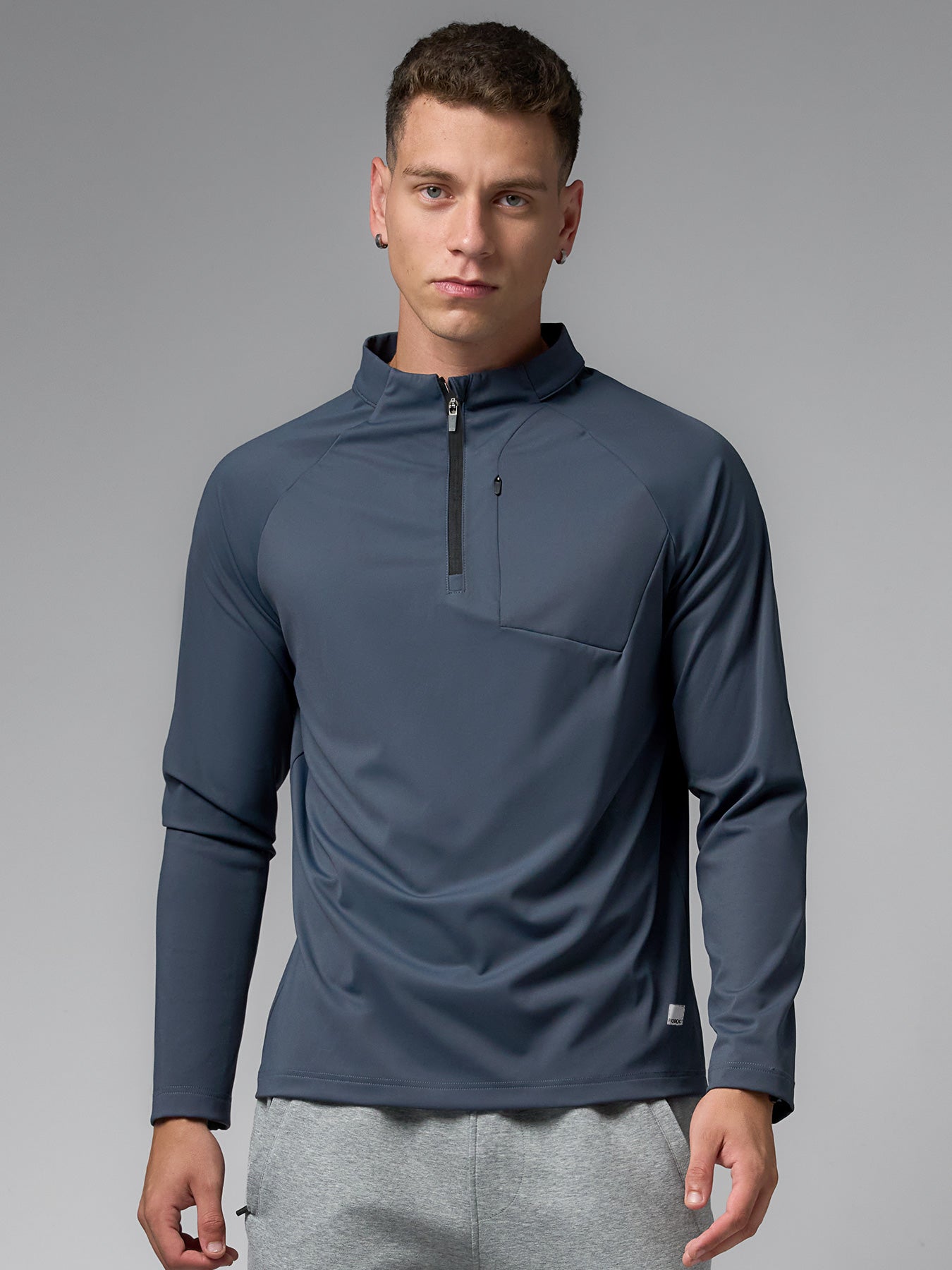 SmoothBlend Half Zip Chest Pocket Tee