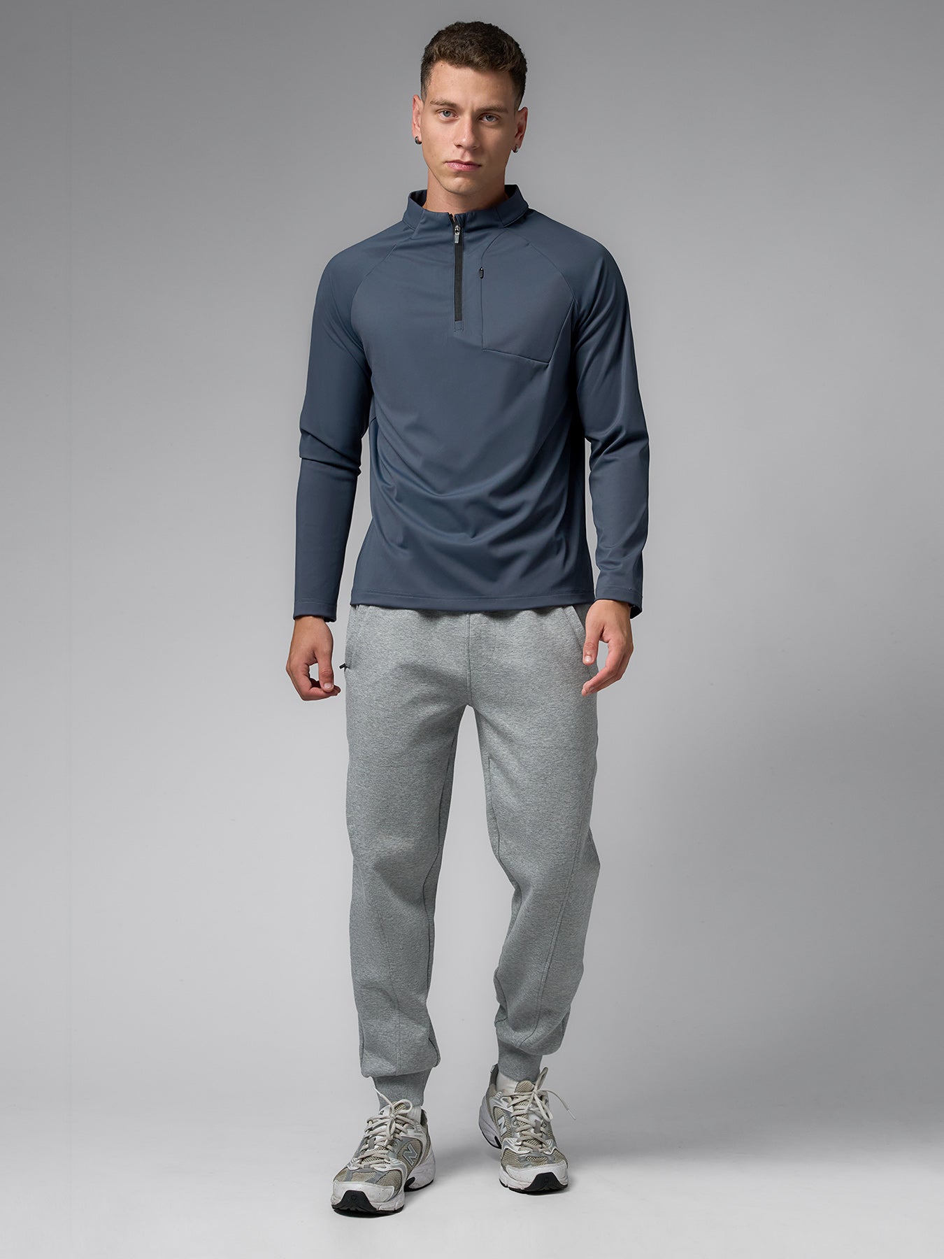 SmoothBlend Half Zip Chest Pocket Tee