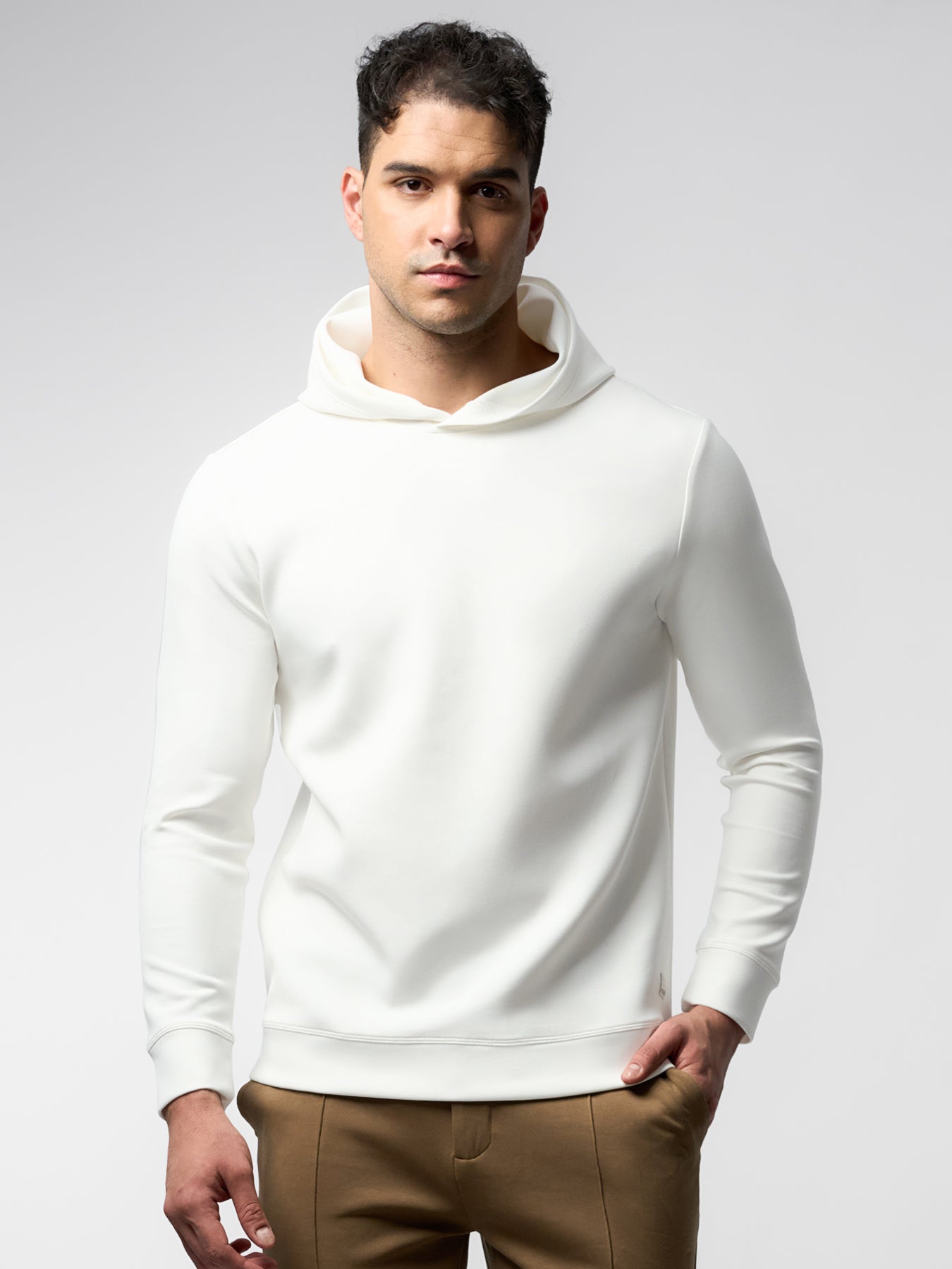 Modal Blend Long Sleeve Hoodie