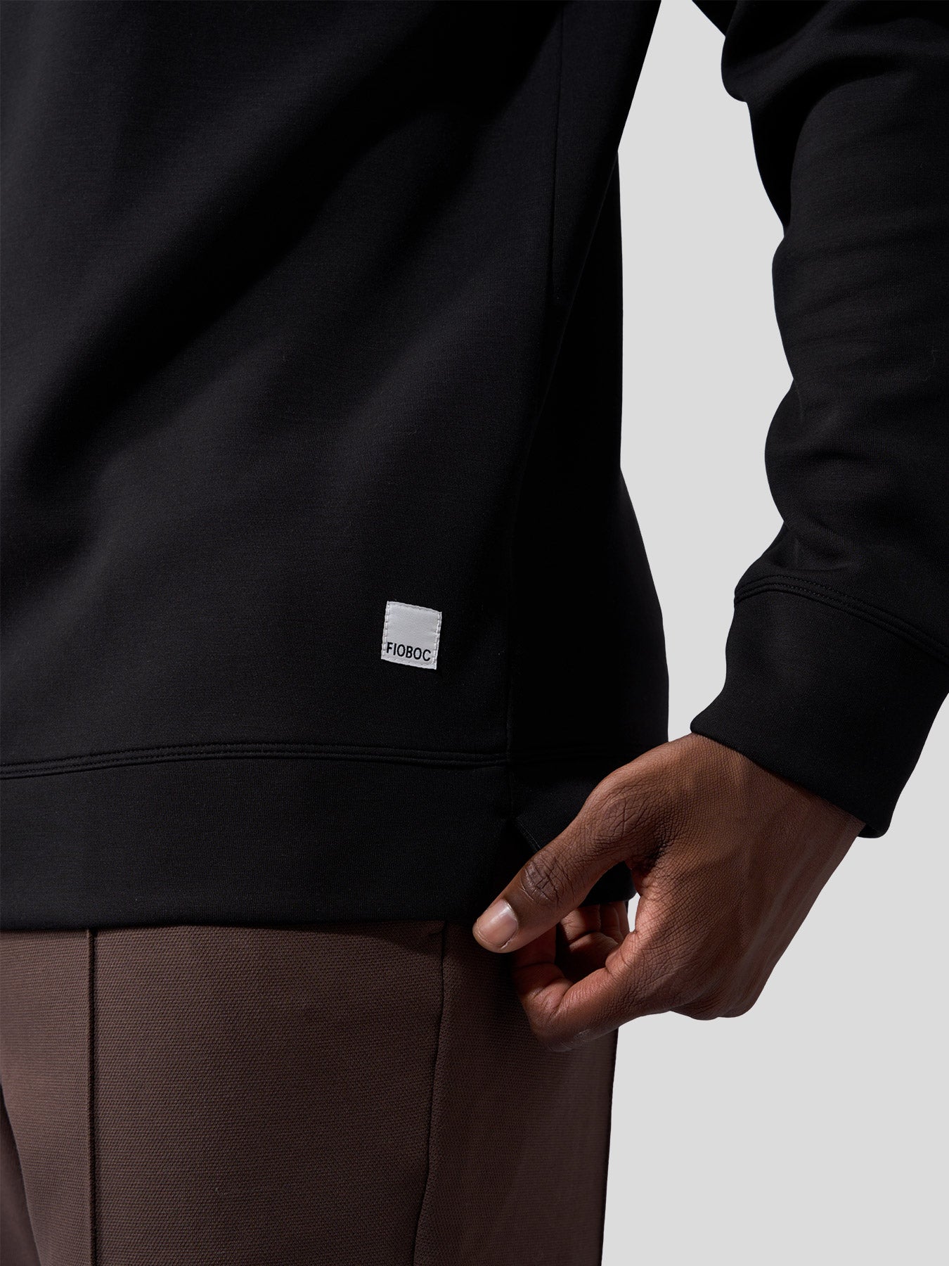 Modal Blend Long Sleeve Hoodie