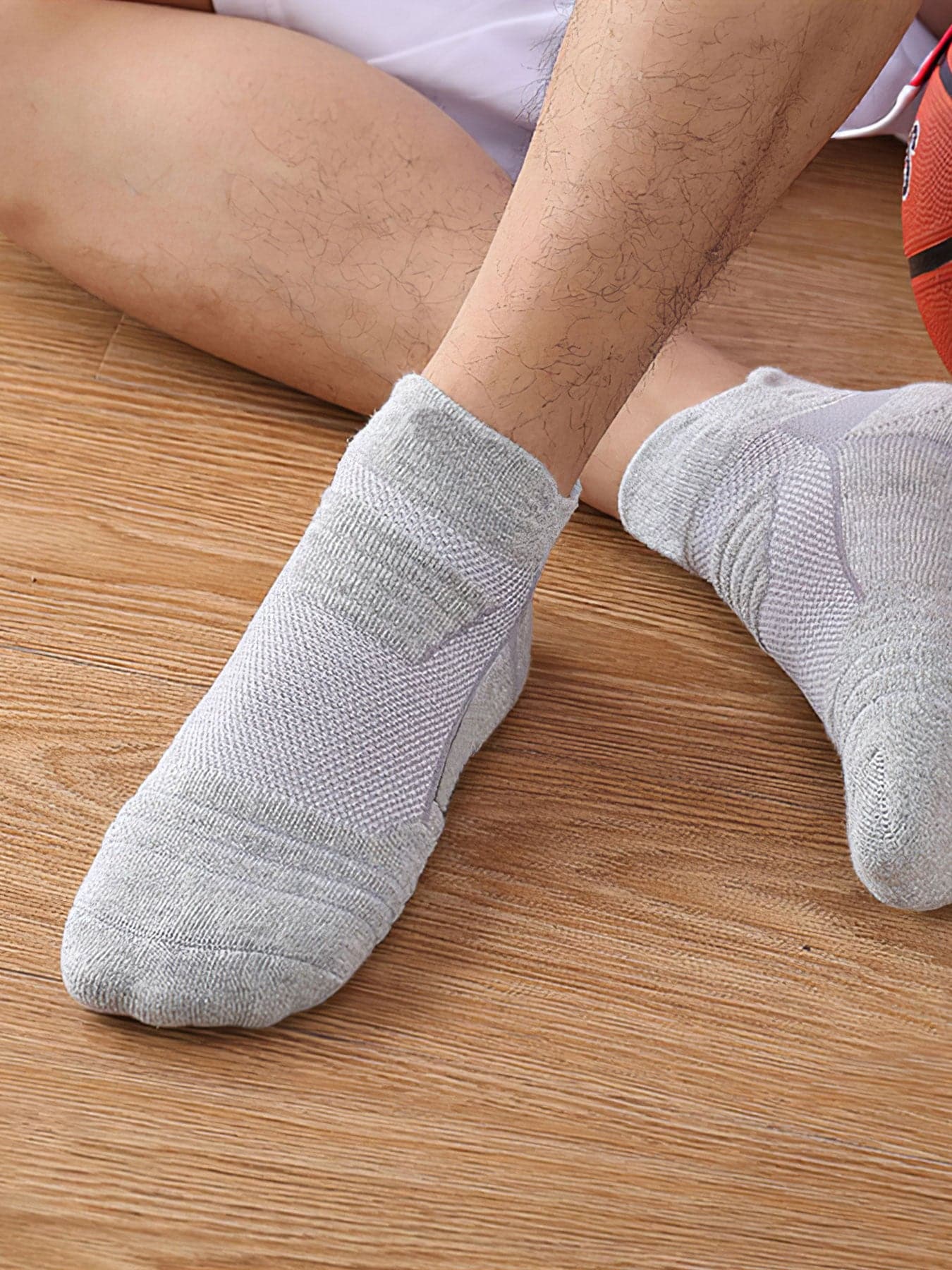 Solid Color Cotton Low Socks