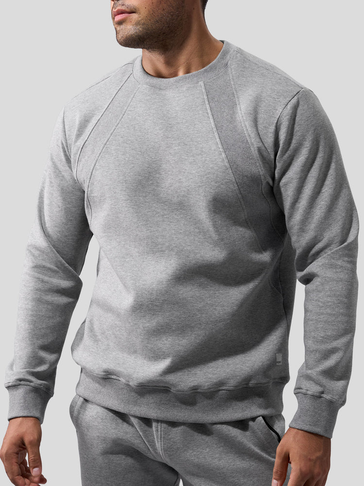 Weekend Performance Sweatshirt And Wide Leg Pants Set