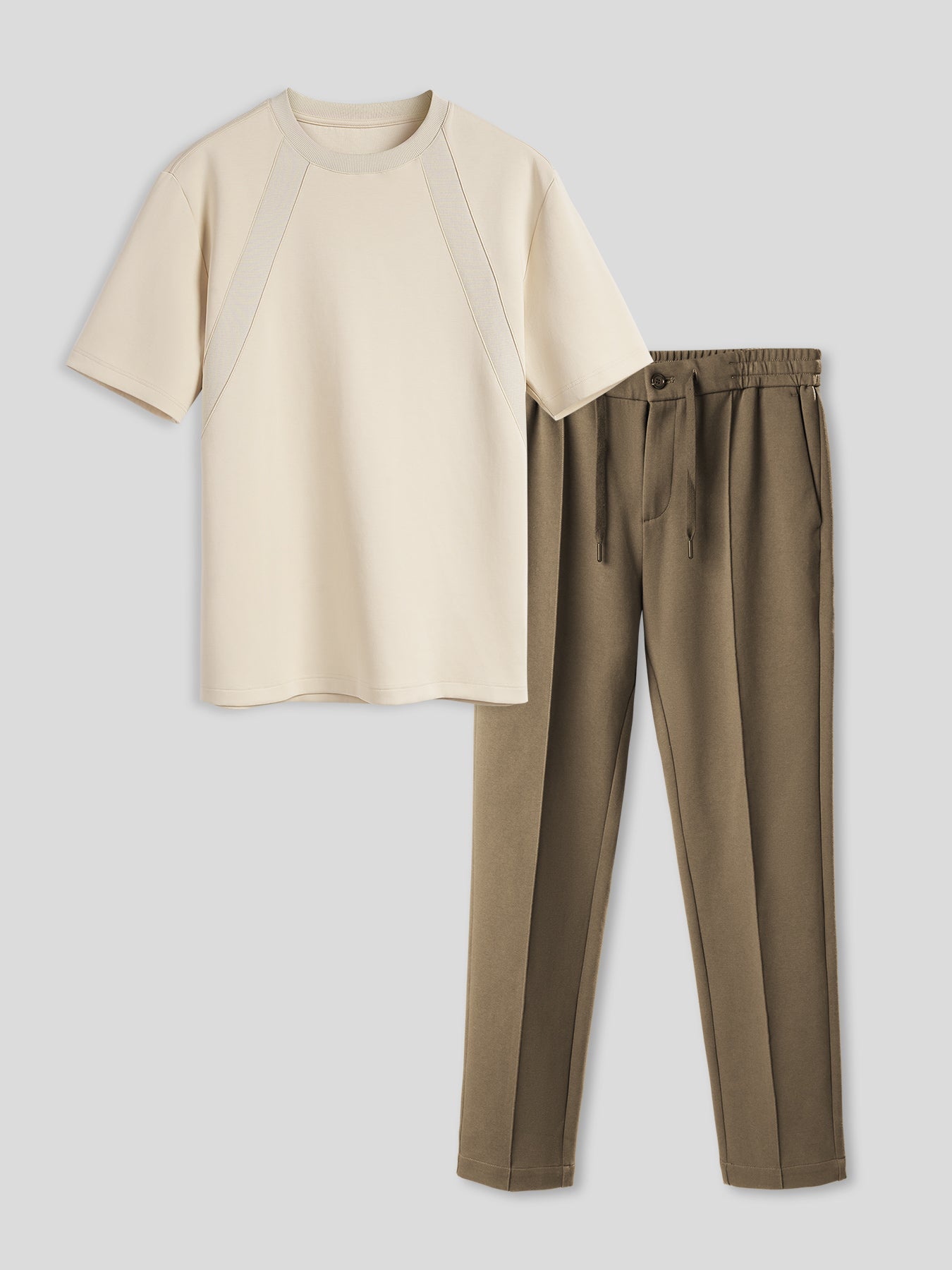 Weekend Performance Tee And Smart Casual Pant Set