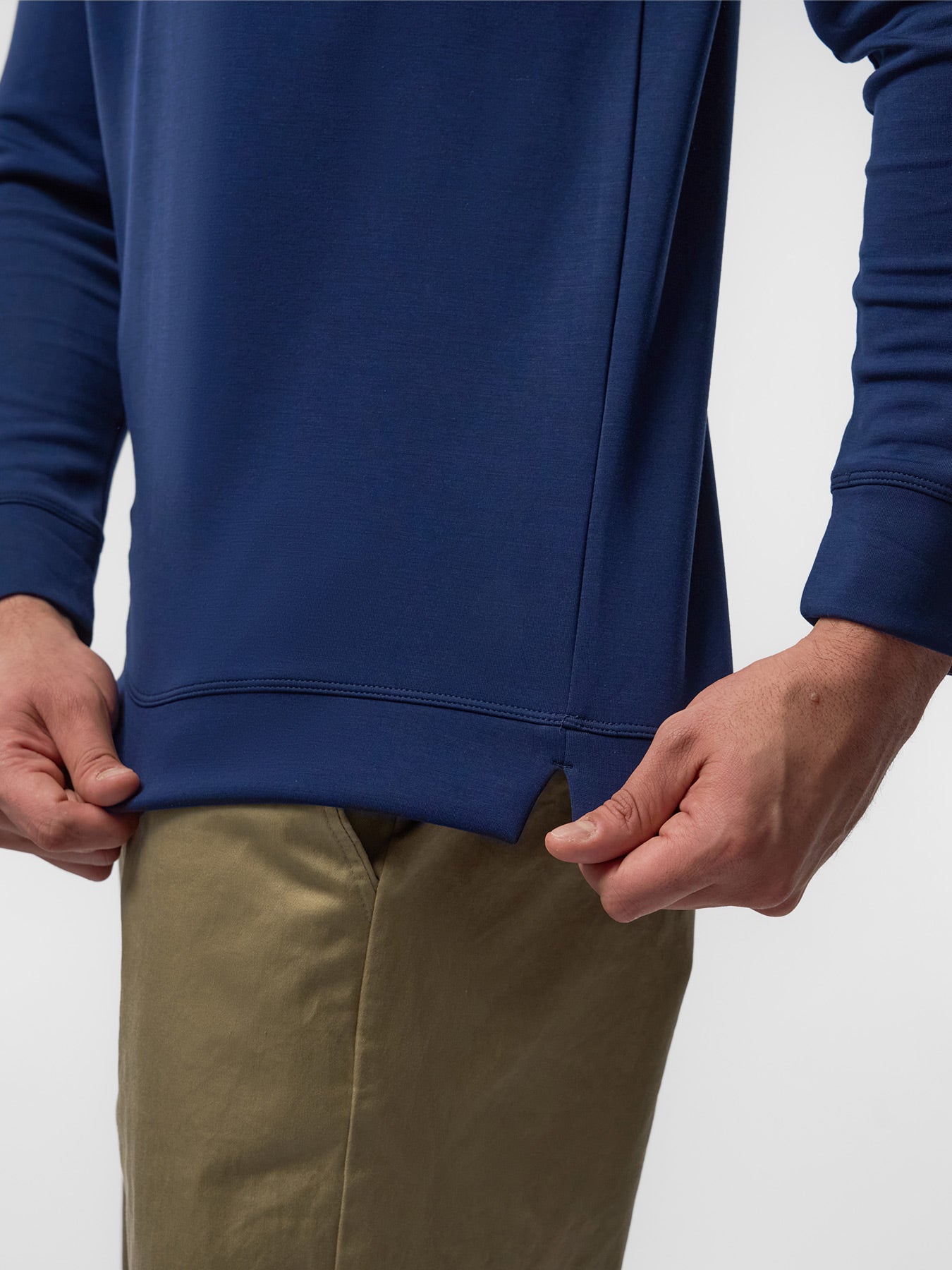 Modal Blend Long Sleeve Hoodie