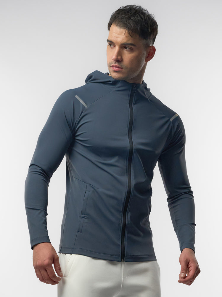 SmoothBlend Quick Dry Sports Fitness Hooded Jacket | 