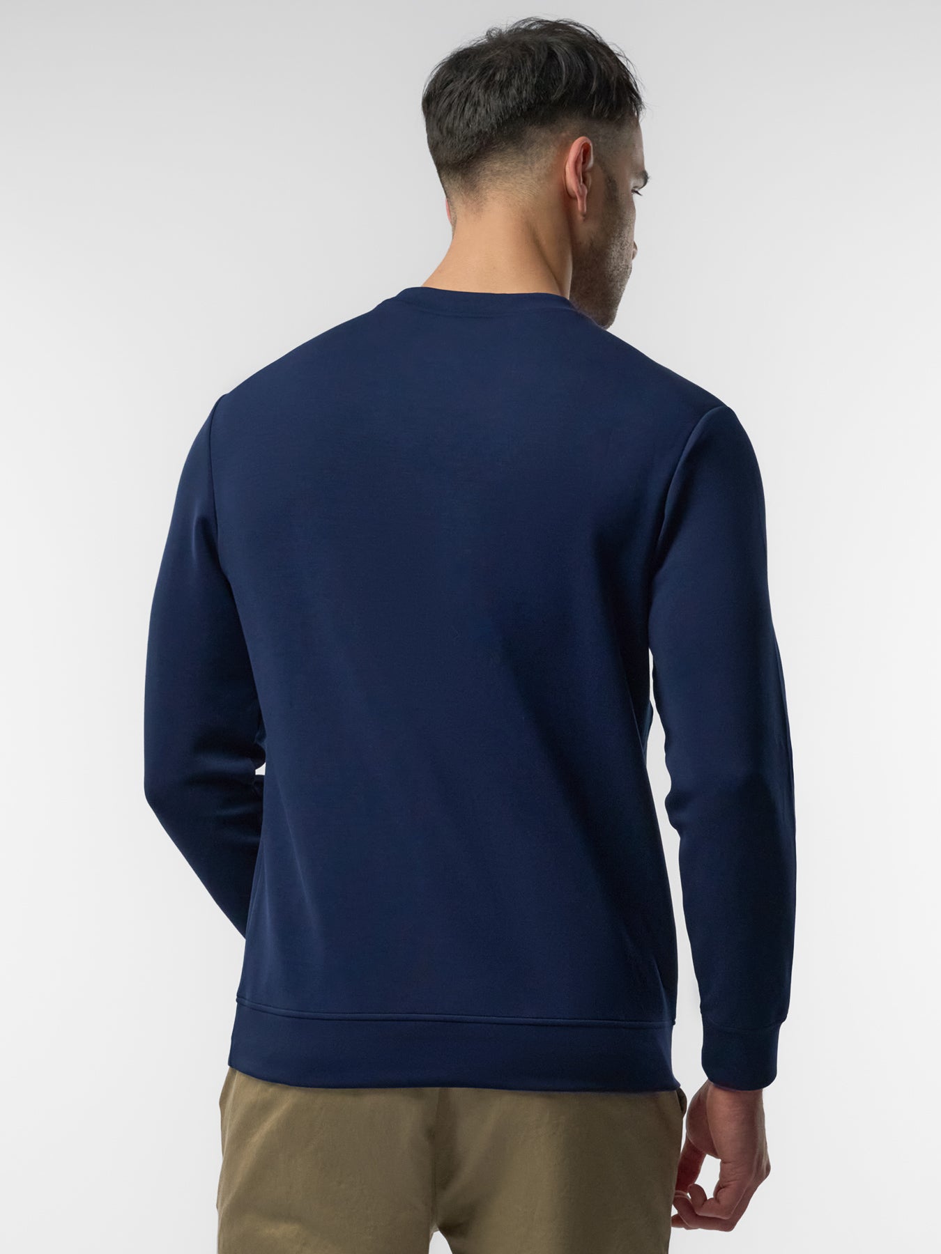 Modal Blend Fall Panel Sweatshirt Wrinkle Resistant Daily Wear