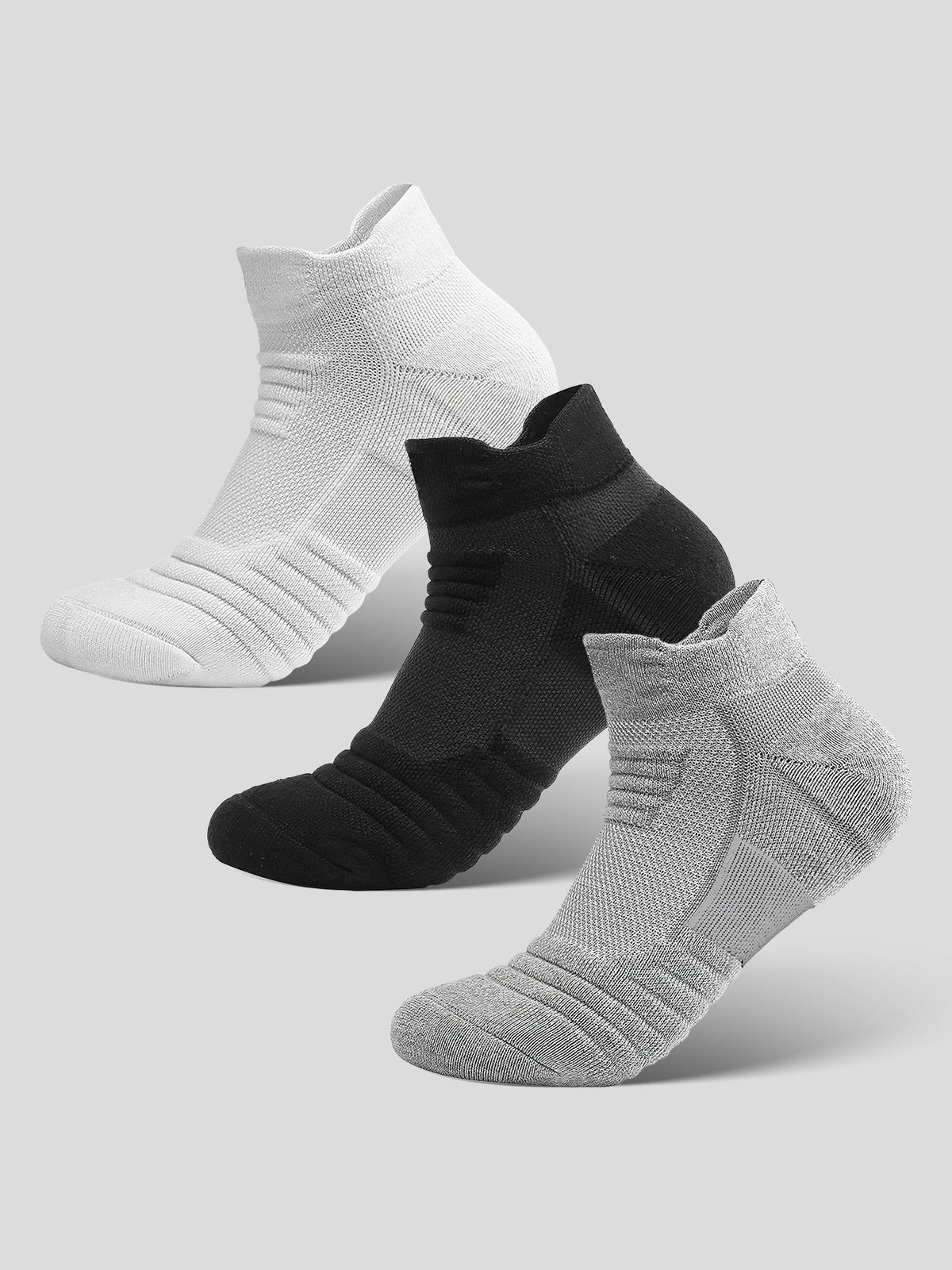 Solid Cotton Low Socks 3 Pack