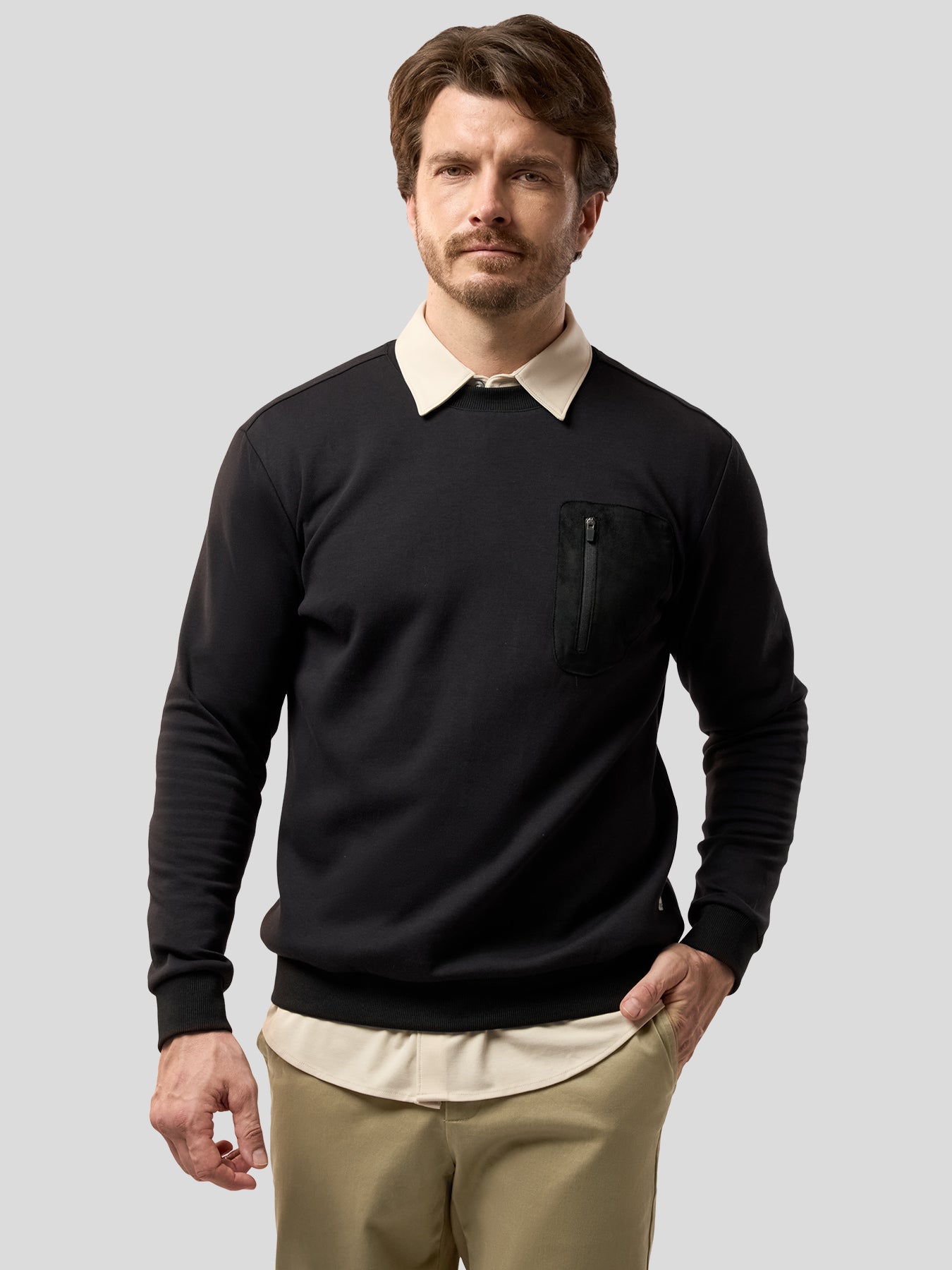 CozySpacer Utility Pocket Sweatshirt