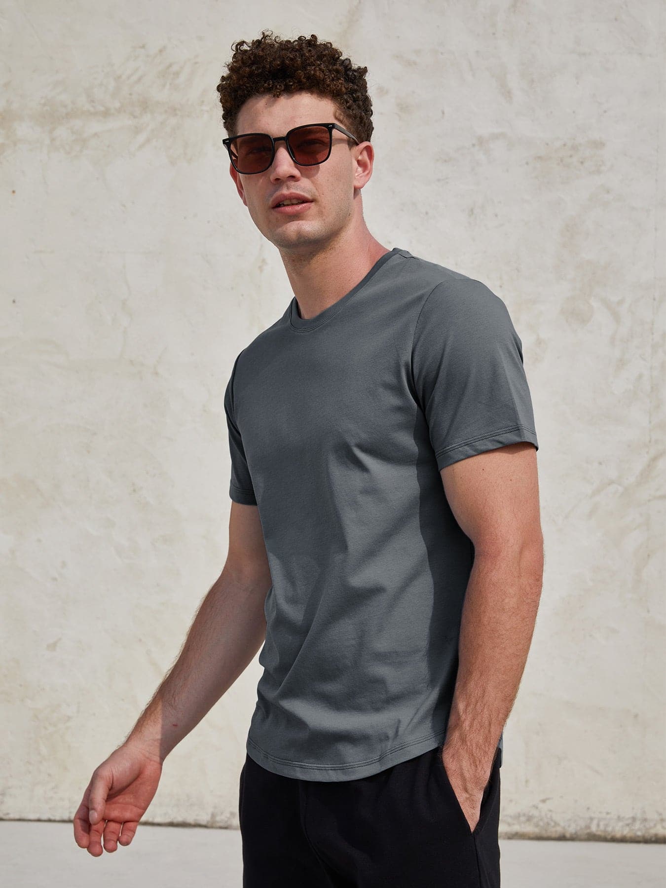 StayCool 2.0 Curve-Hem Tee: Slim-Fit