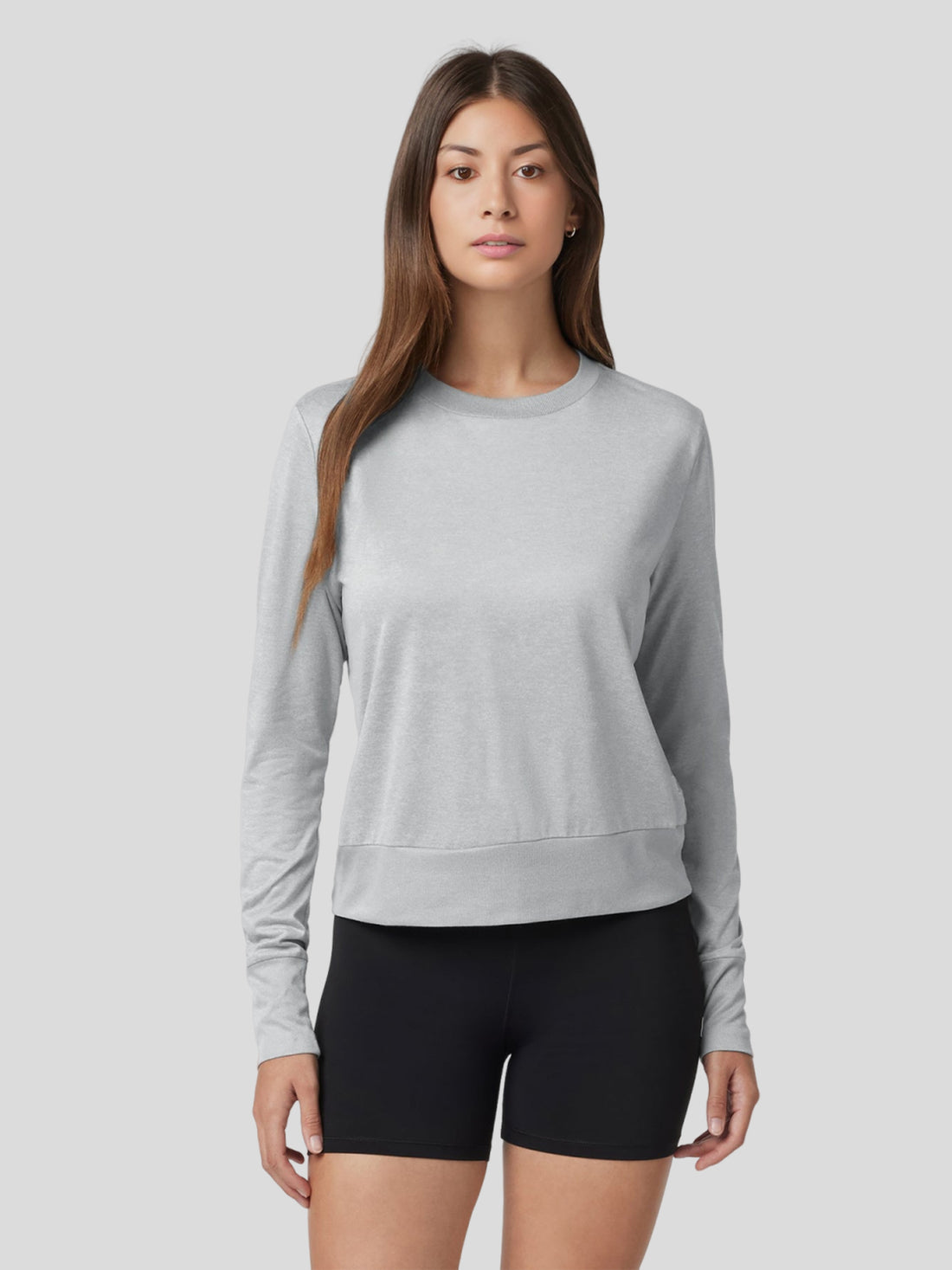 Velou Long Sleeve Crew Tee | 