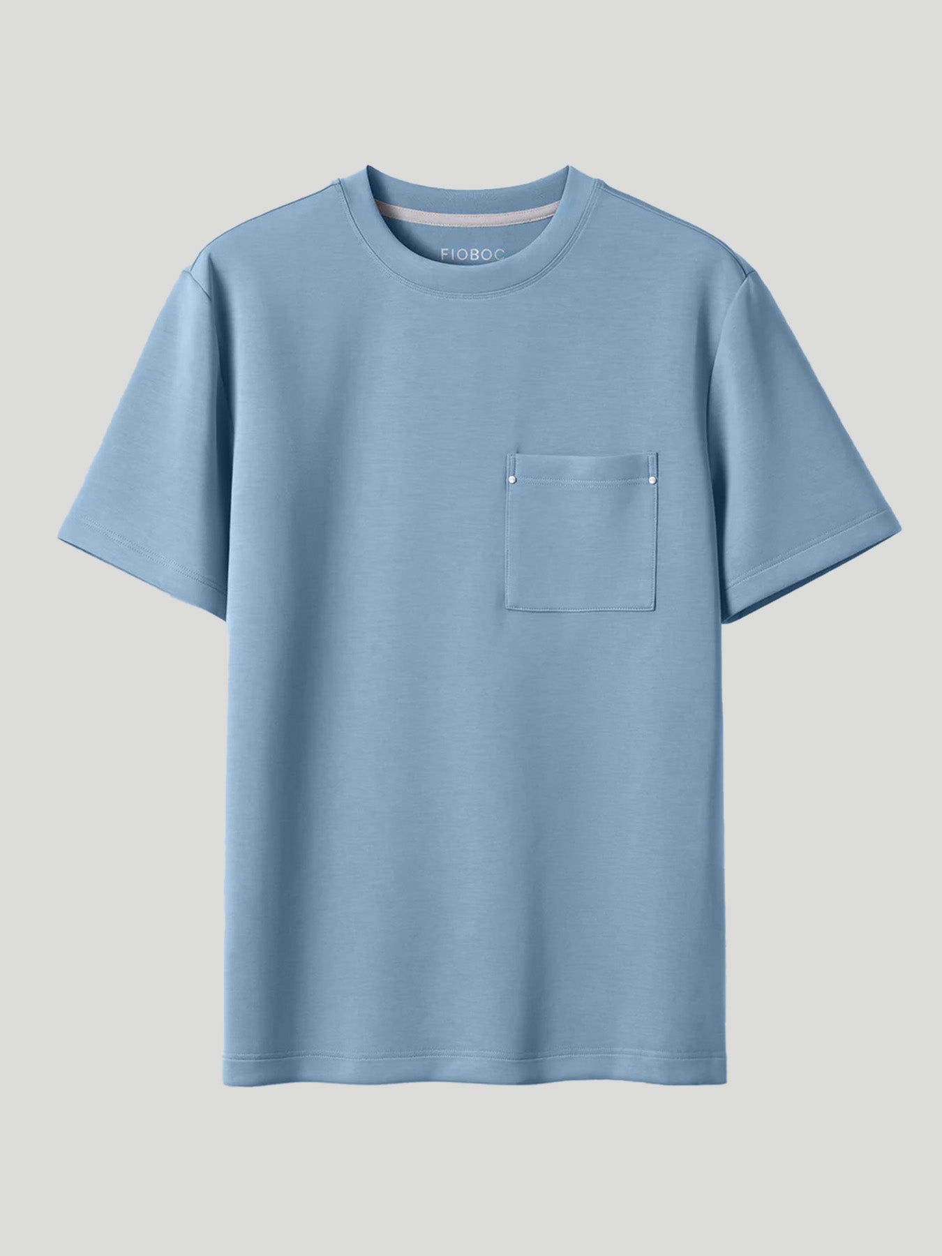 Modal Blend Pocket Tee with Rivet