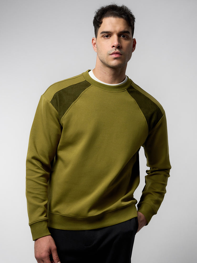 CozySpacer SuedePatch Sweatshirt | 