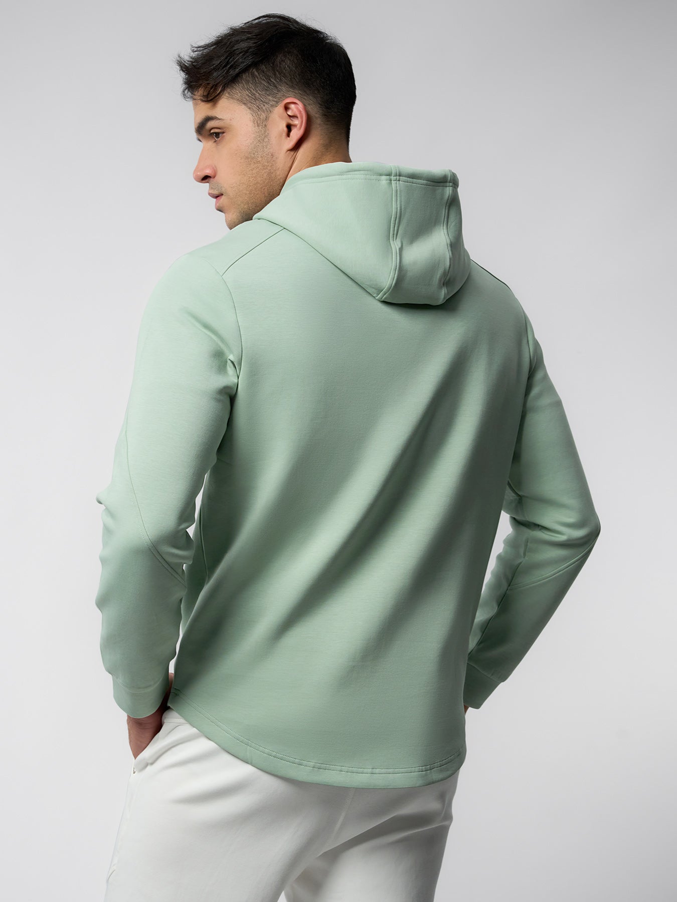 CozySpacer Curve Hem Hoodie