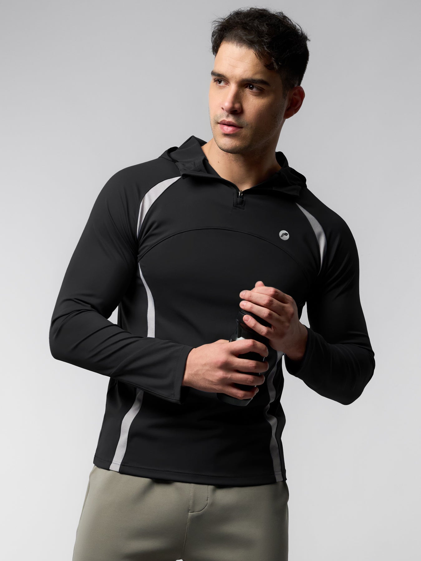 SmoothBlend Half Zip Aero Shield Mask Hoodie