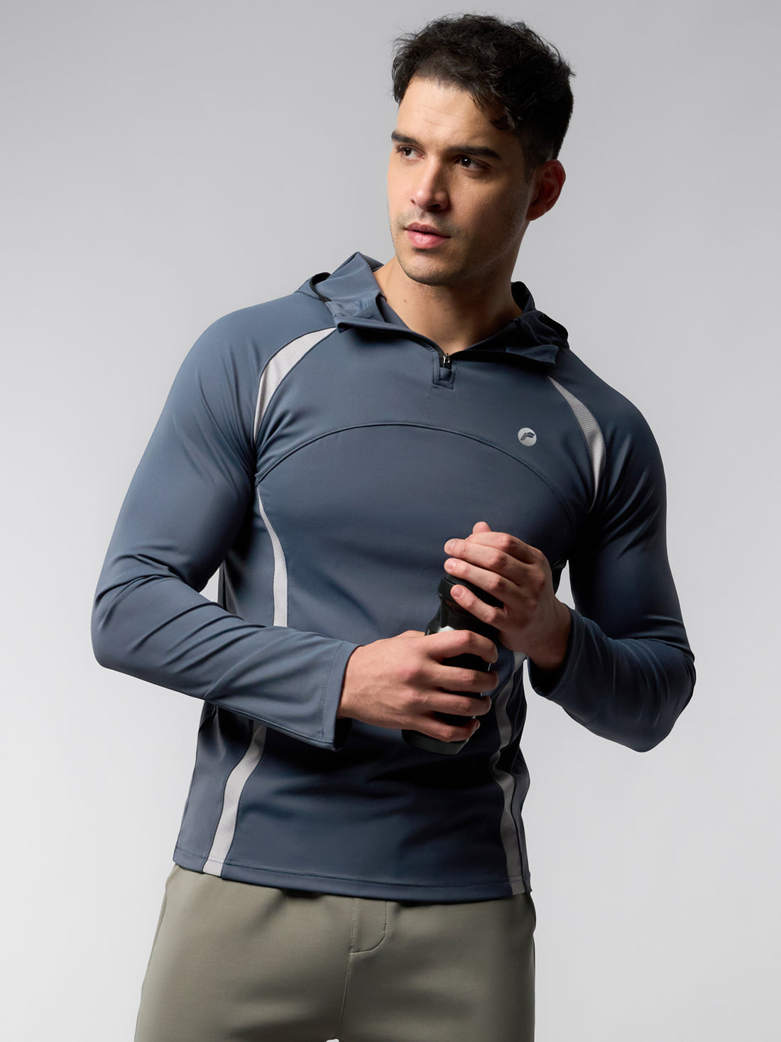 SmoothBlend Half Zip Aero Shield Mask Hoodie | 