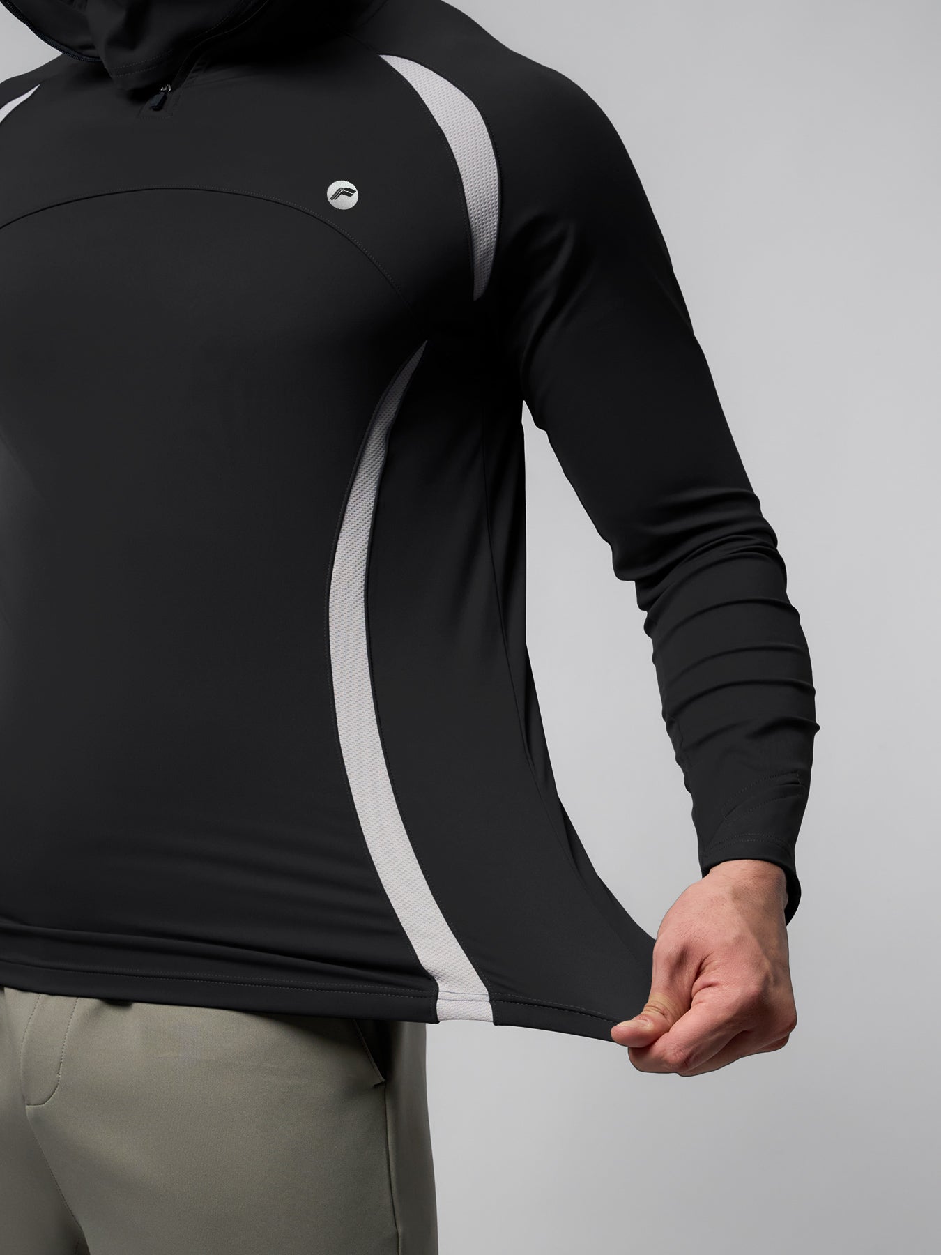 SmoothBlend Half Zip Aero Shield Mask Hoodie