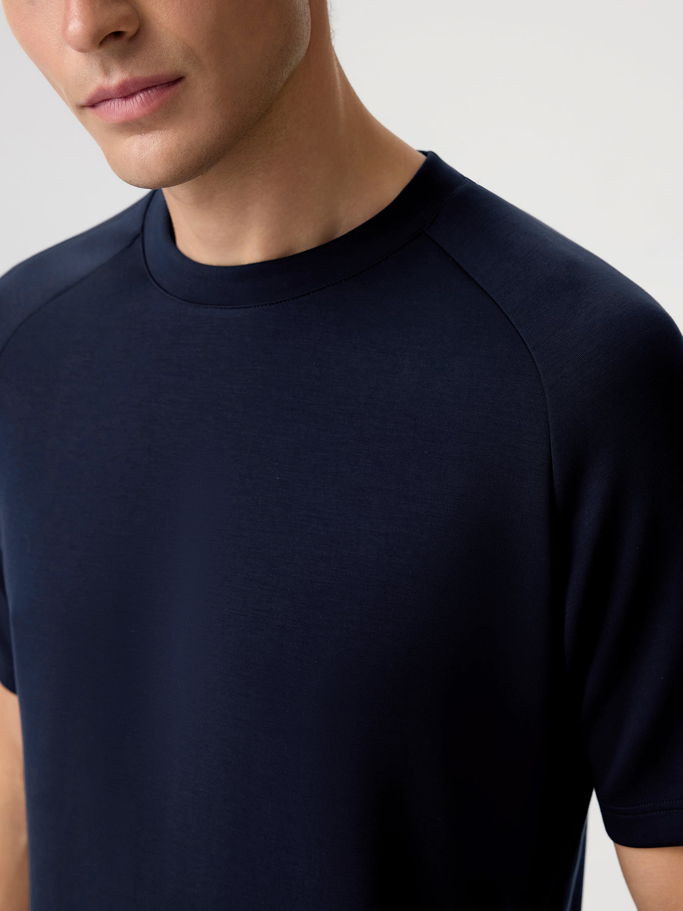 Modal Blend Short-Sleeve Raglan Tee