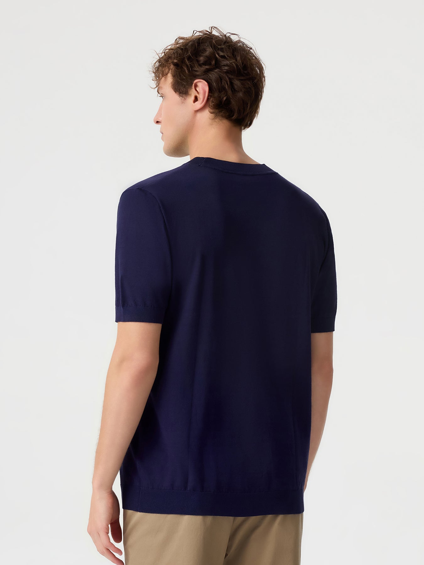 GentleKnit Short Sleeve Knitted T-Shirt