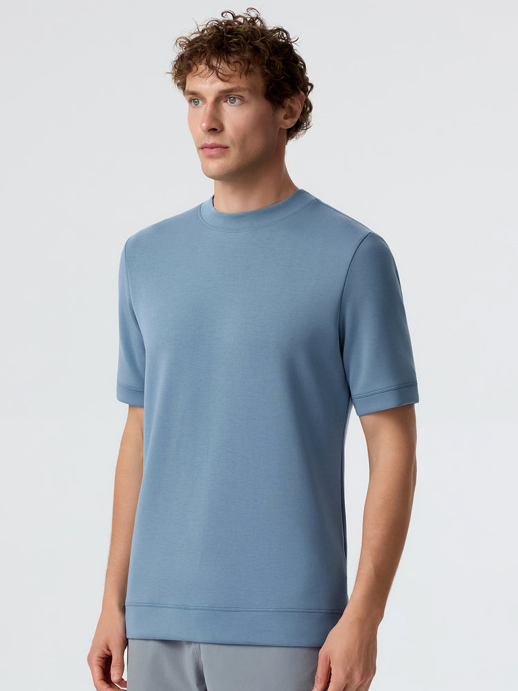 Modal Blend Short Sleeve Tee And Casual Short 8" Set