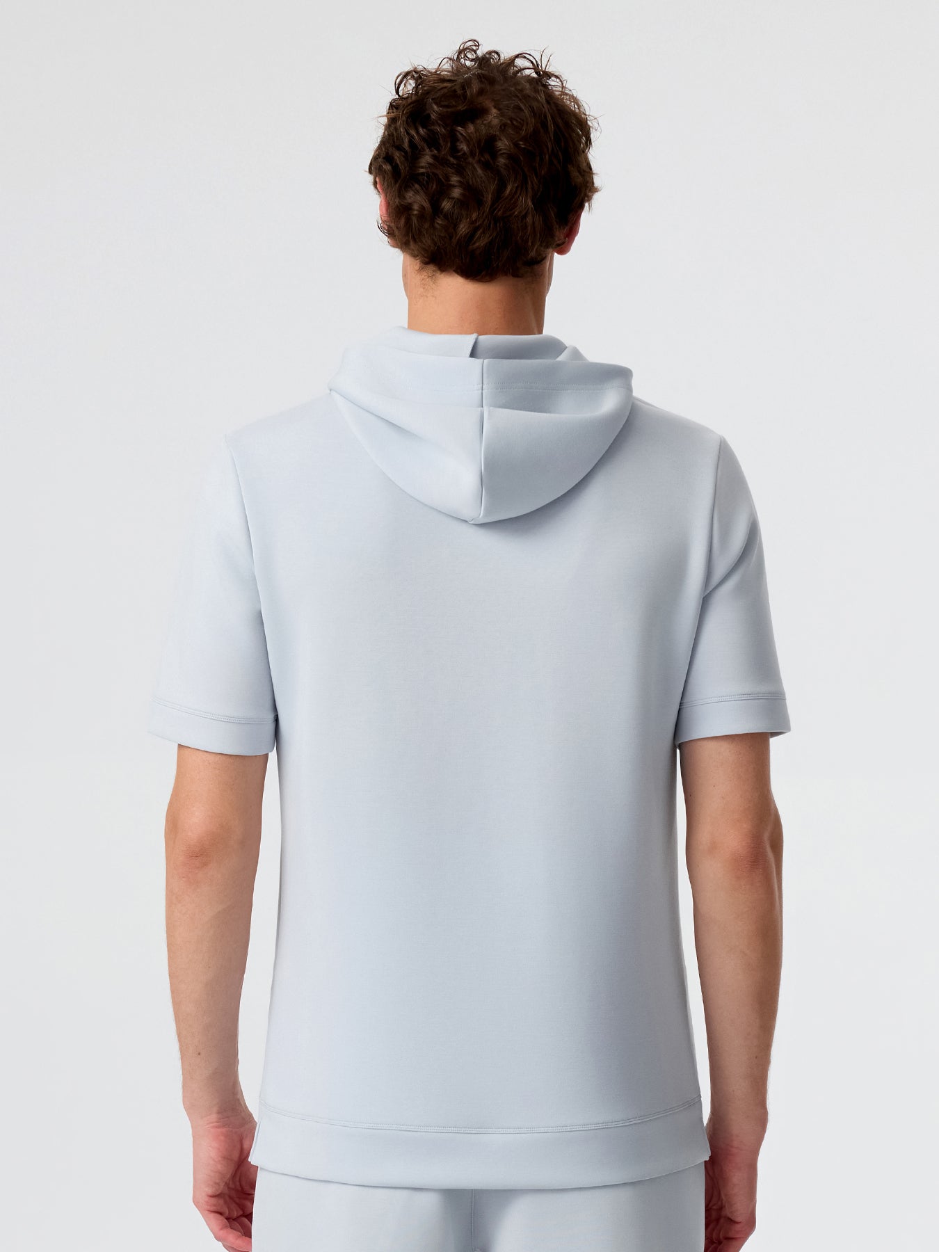 Modal Blend Short Sleeve Hoodie