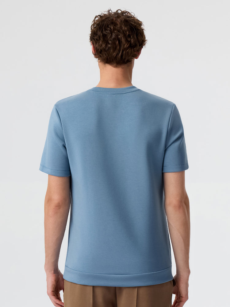 Modal Blend Short Sleeve Tee Shoulder Stitch